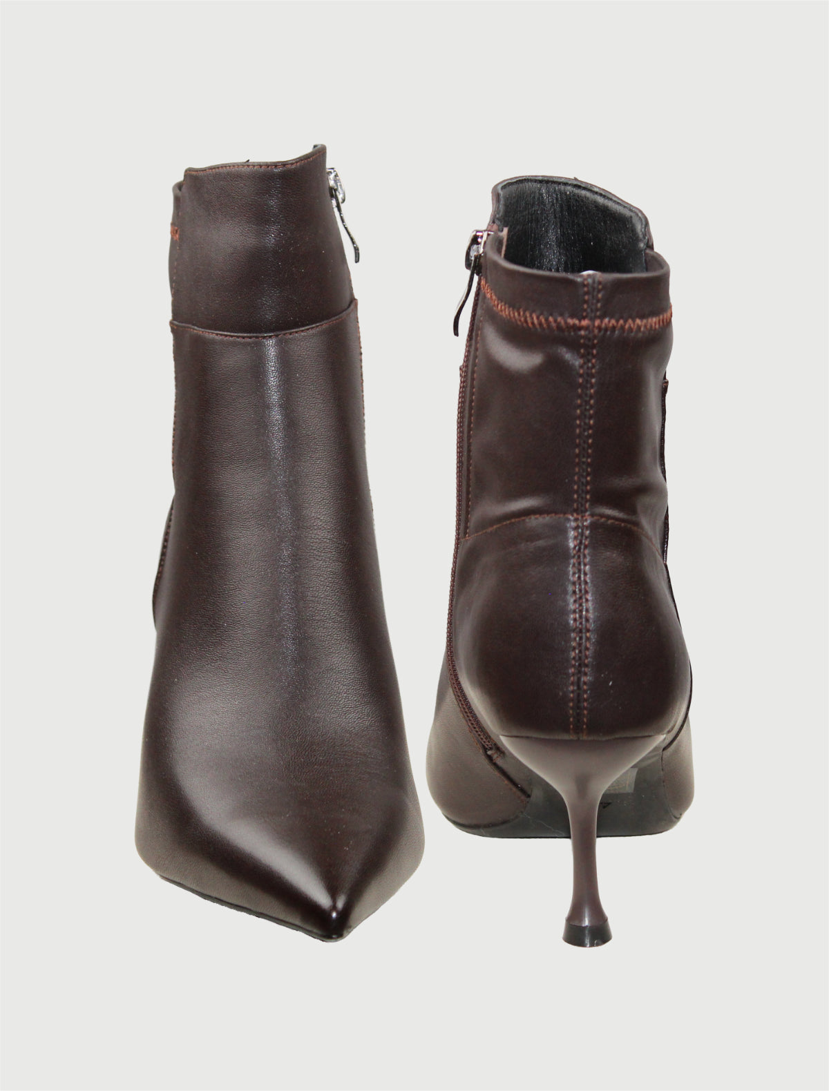 UMA PARKER - Stivaletti 663 Eco Pelle Nero Testa di Moro-4