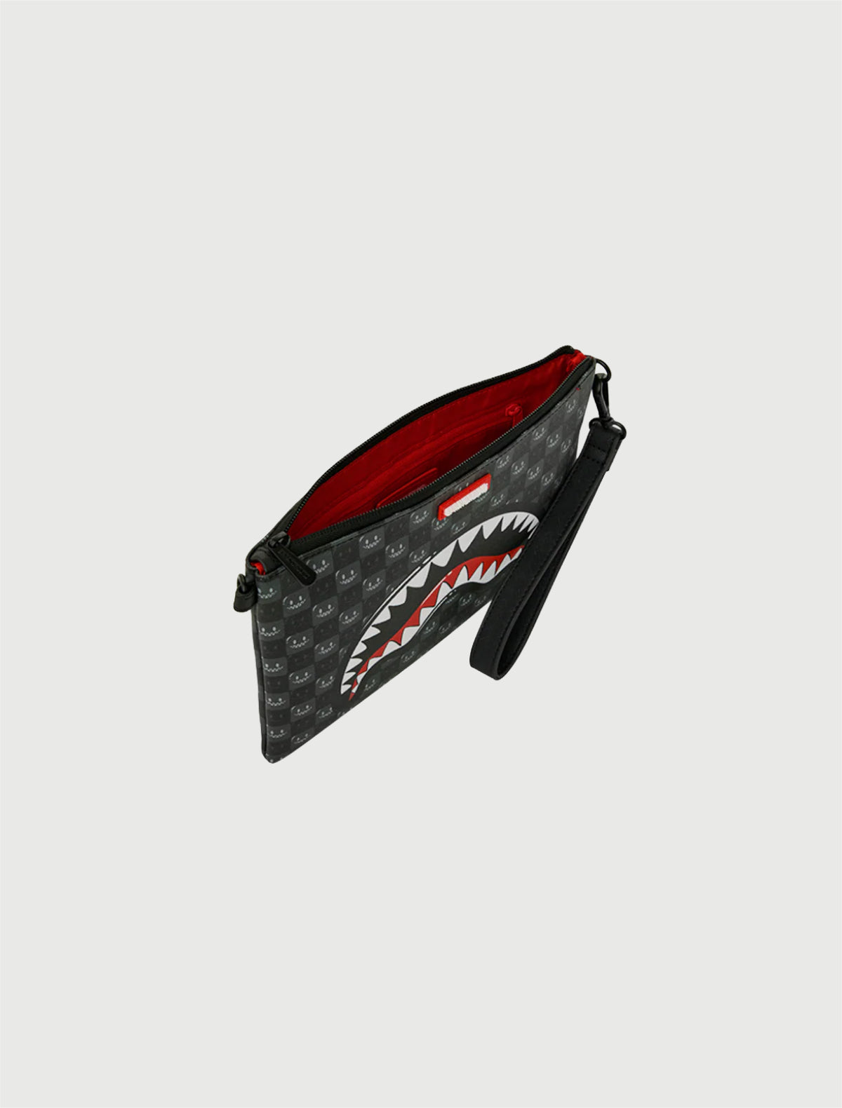 SPRAYGROUND - 910B9318NSZ SHARKS IN PARIS WTF BUBBLY BLACK CHECK CROSSOVER-4