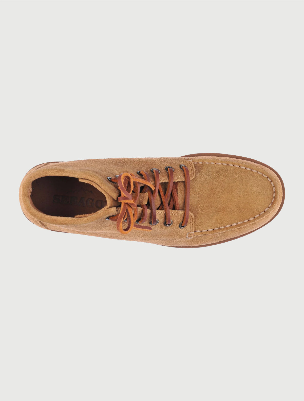SEBAGO CAMPSIDES - TALA MID SUEDE BEIGE CAMEL-4