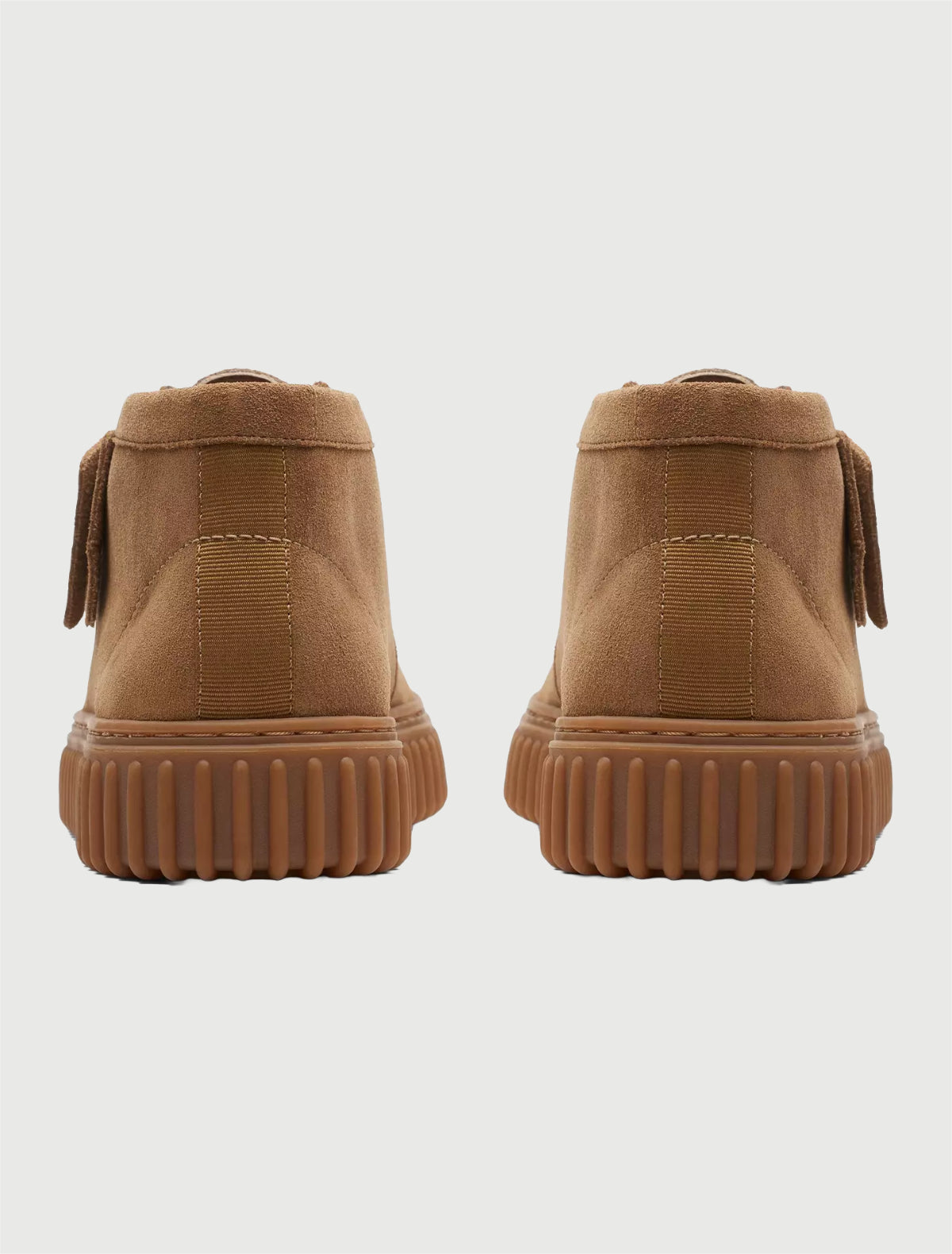 CLARKS - Torhill Hi Camoscio Sabbia Scuro-4