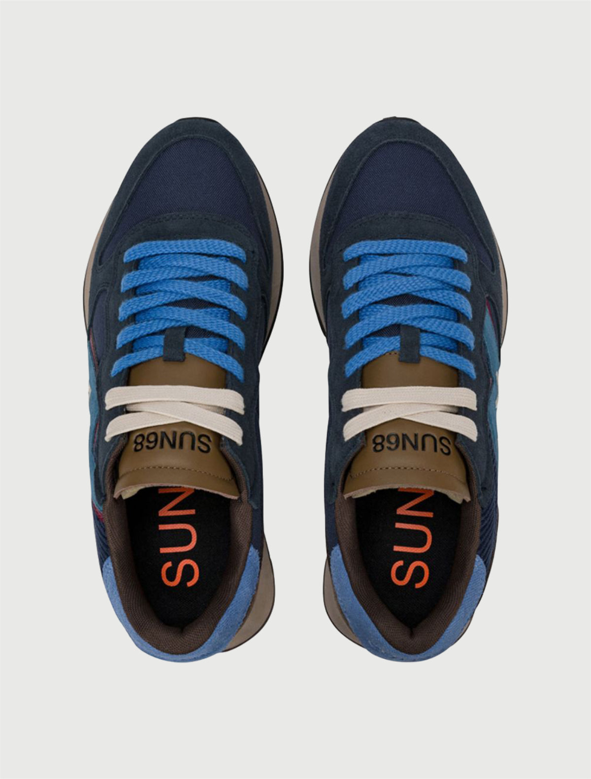 SUN68 - Sneakers Jaki Winter Navy Blue-4