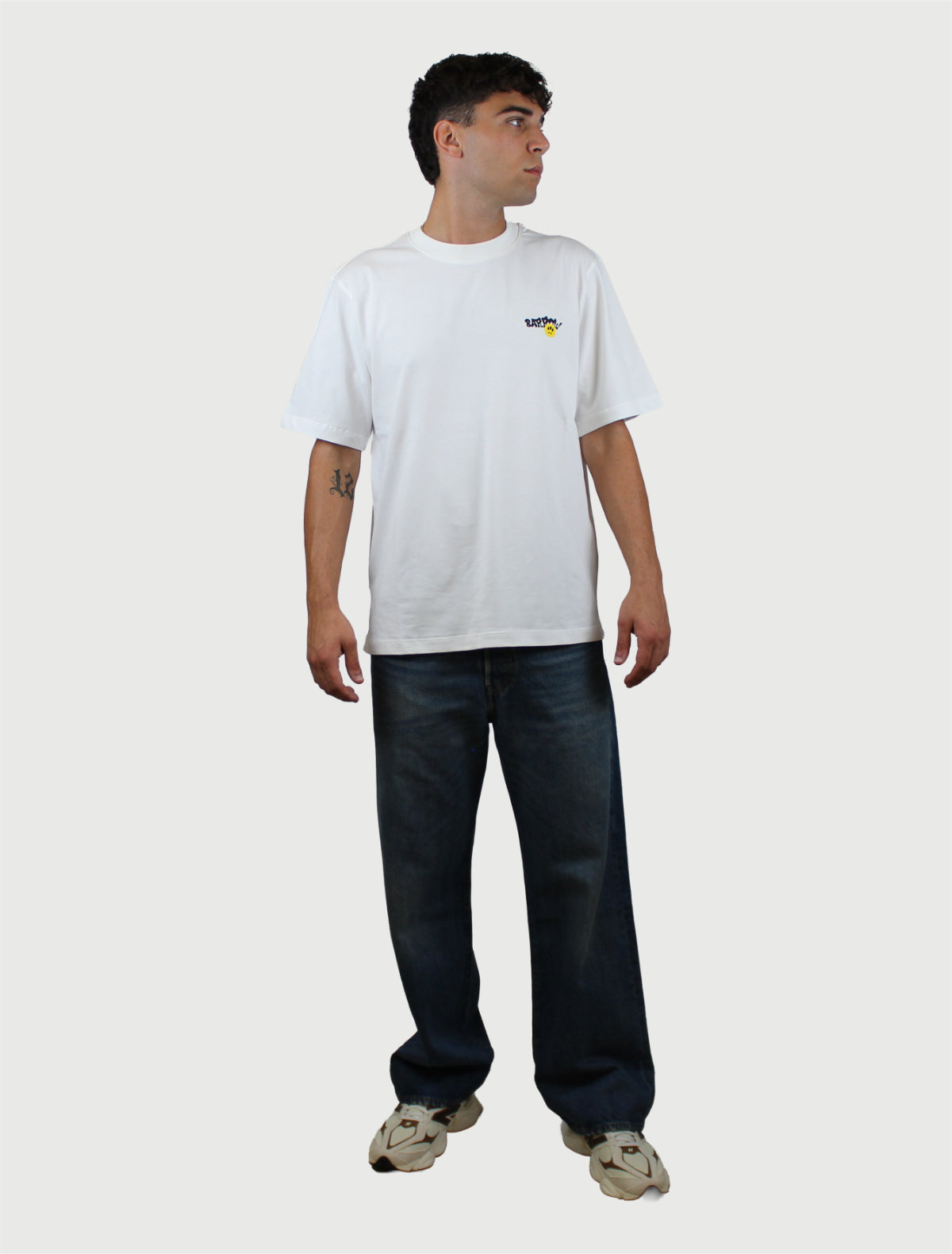 BARROW - Jersey T-Shirt Off White-4