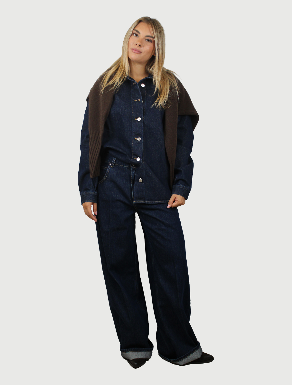 VICOLO - PANTALONE MIA DENIM RINSE