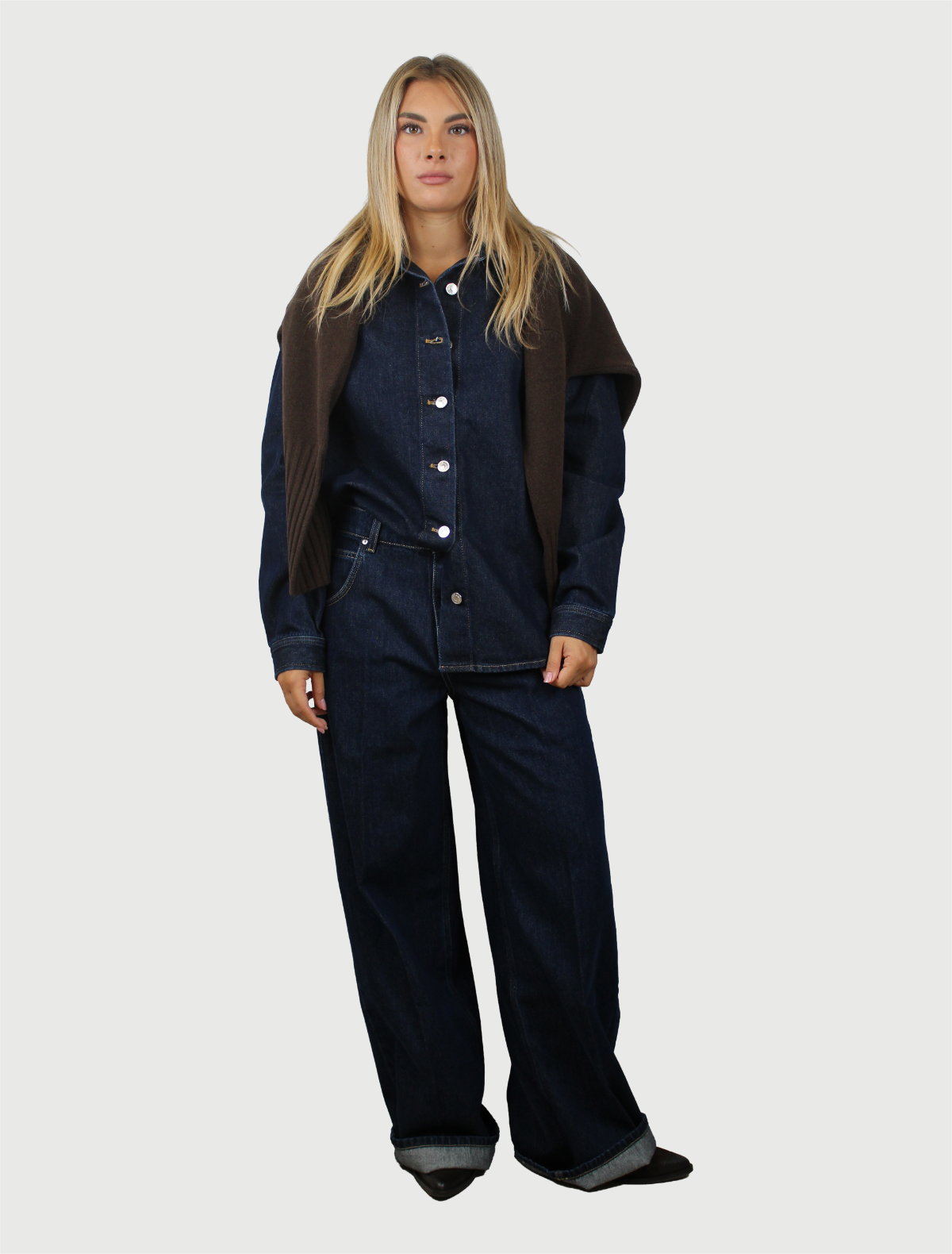 VICOLO - TOP CLOTILDE DENIM RINSE-3