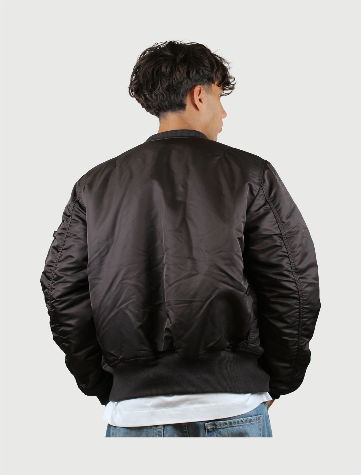 ALPHA INDUSTRIES -  Heritage Bomber Jacket Marrone-4