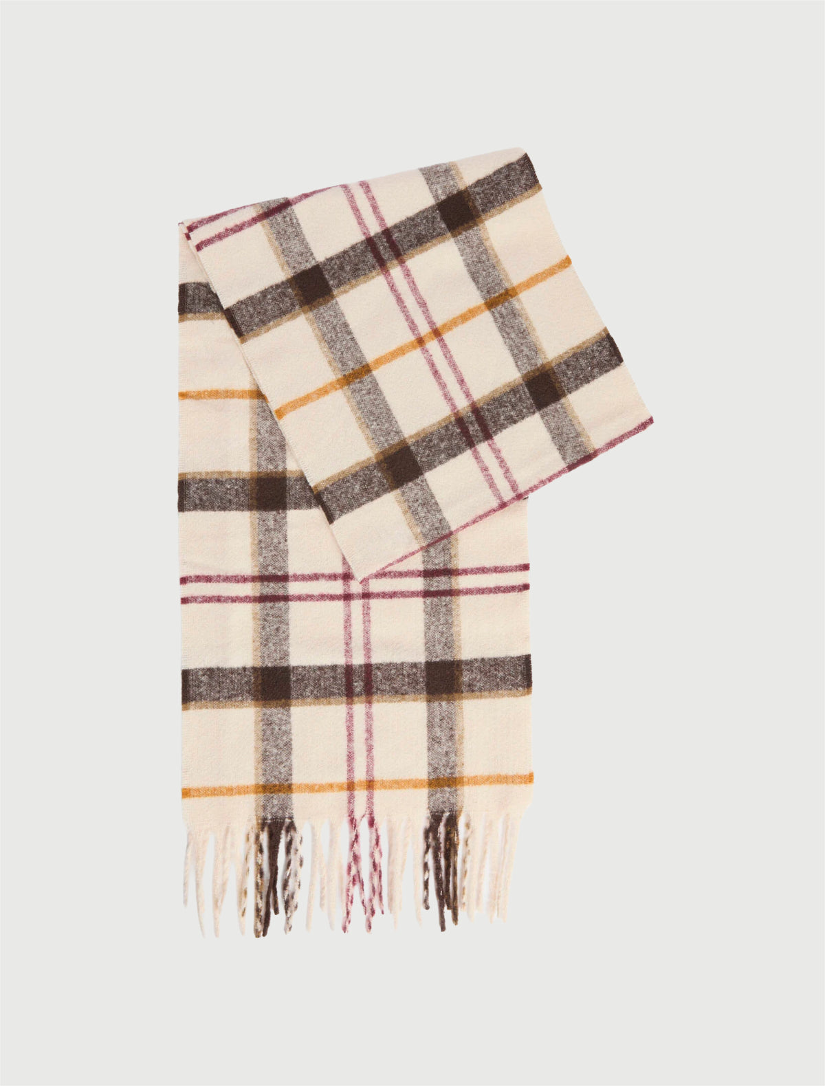 BARBOUR - Set regalo berretto e sciarpa Olivia - Light Muted Tartan-4