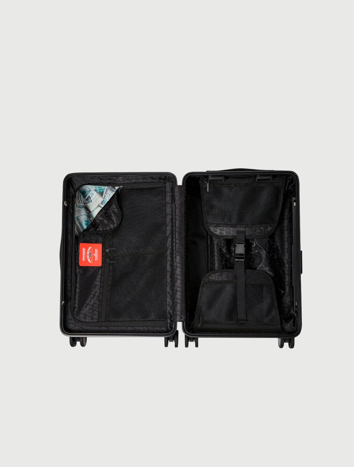 SPRAYGROUND - 910CL324NSZ CENTER RIP REVEALING GRAY CHECK FULL SIZE LUGGEGE-4