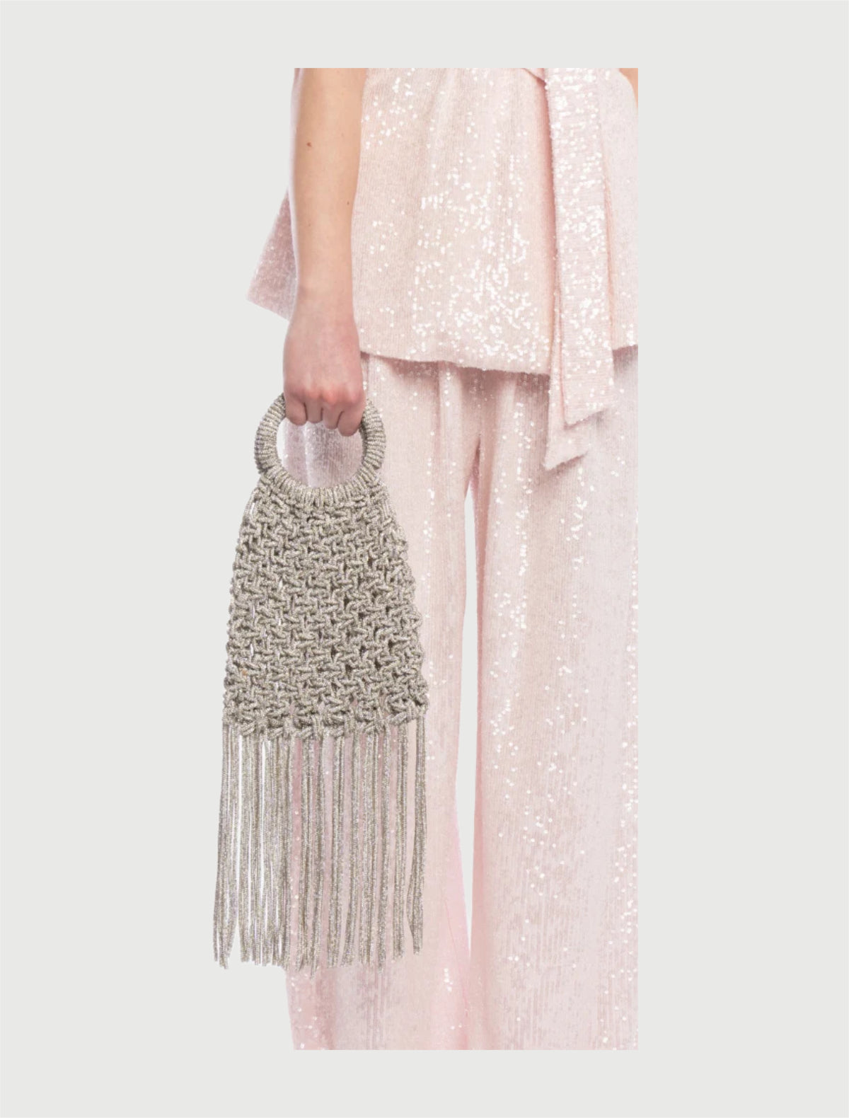 TWENTY FOURHAITCH - MINI BAG MARONTI ARGENTO-4
