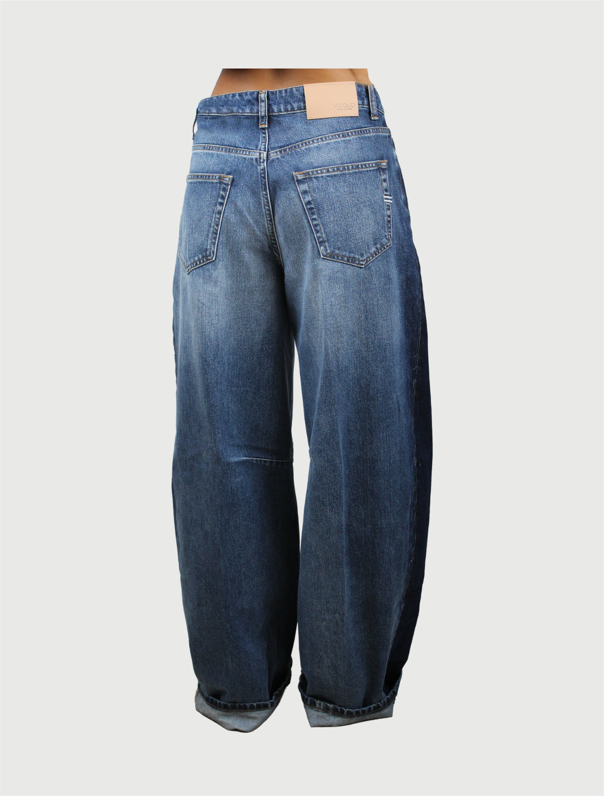 VICOLO - PANTALONE MAITE DENIM BLU-4
