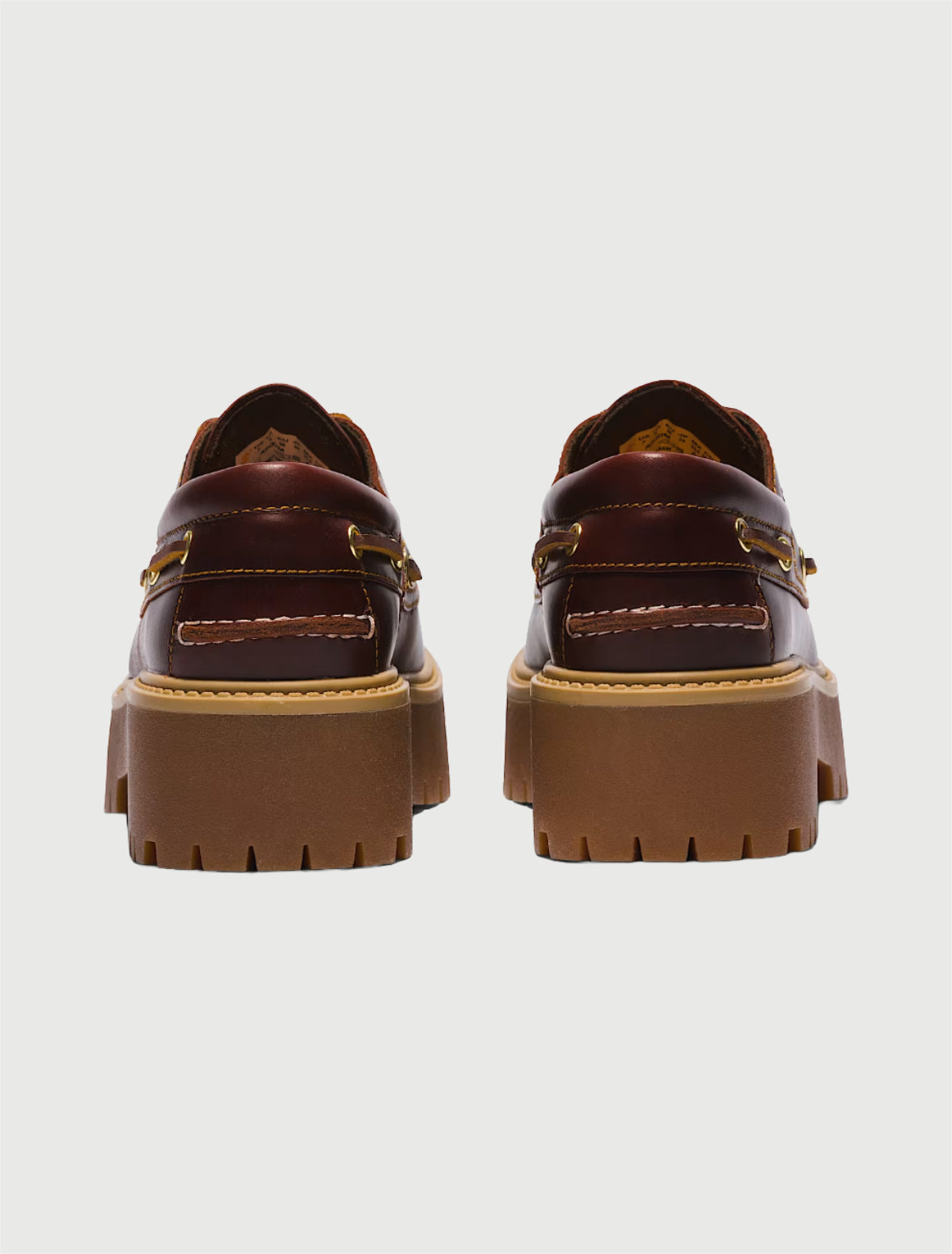 TIMBERLAND - Scarpa da Barca con Plateau Stone Street da Donna in marrone-4