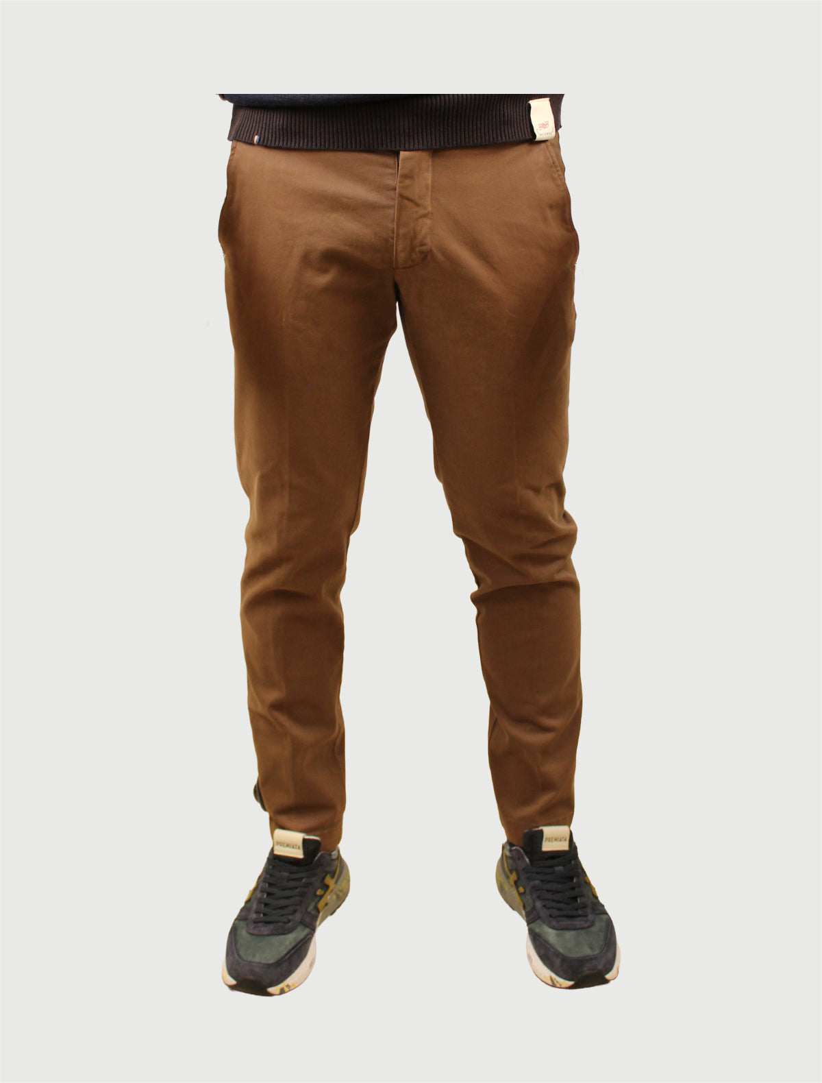 ENTRE AMIS - PANTALONE AMERICA SLIM CORTO-3