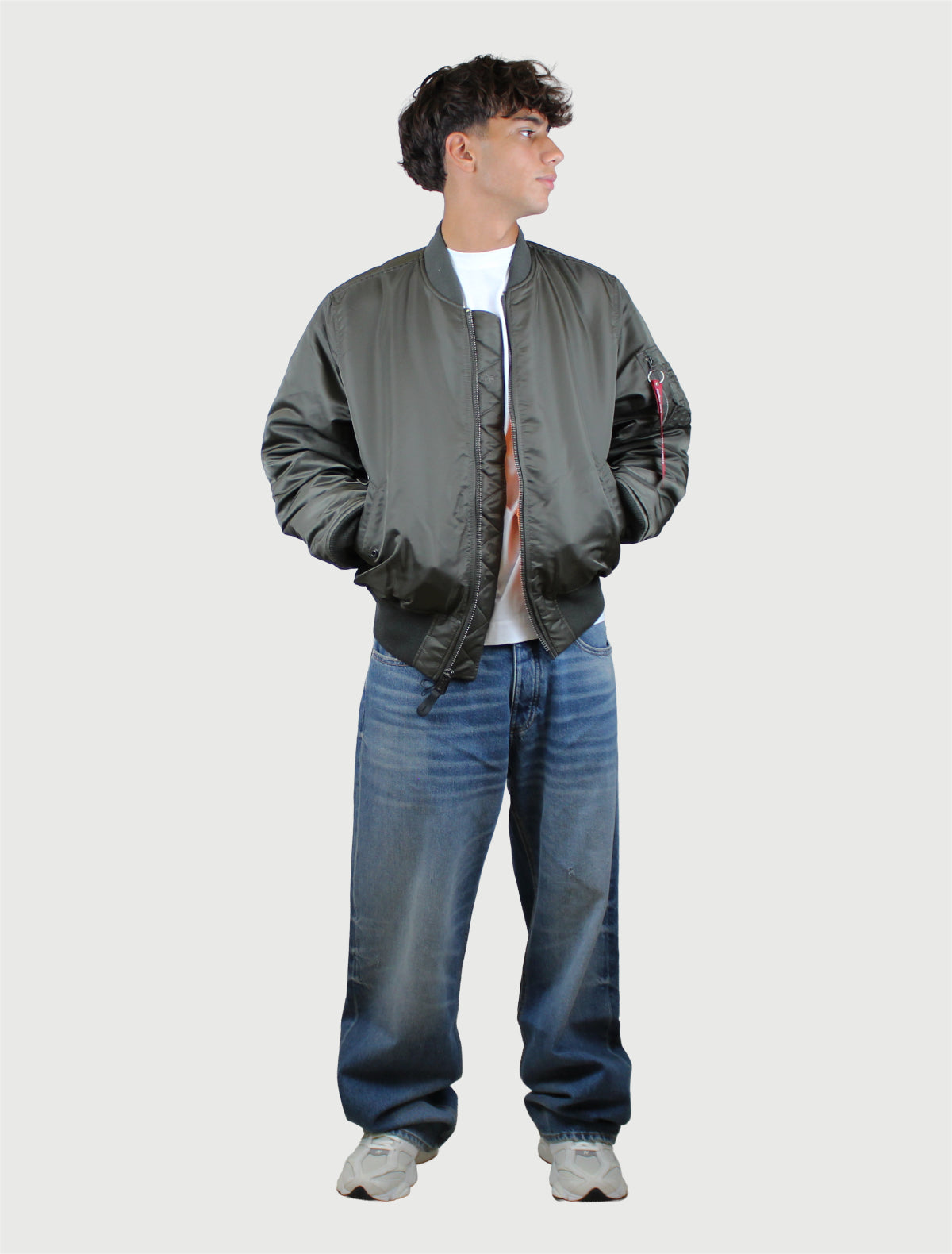 ALPHA INDUSTRIES - Heritage Bomber Jacket Militare-4