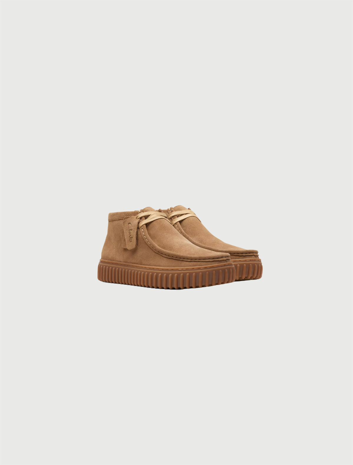 CLARKS - Torhill Hi Camoscio Sabbia Scuro-1