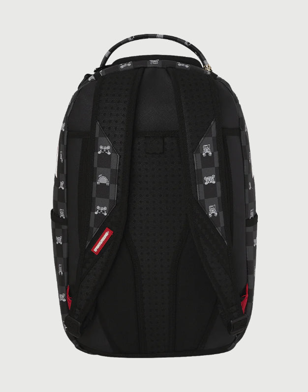 Sprayground Zaino Gray Peeking Character Check-4