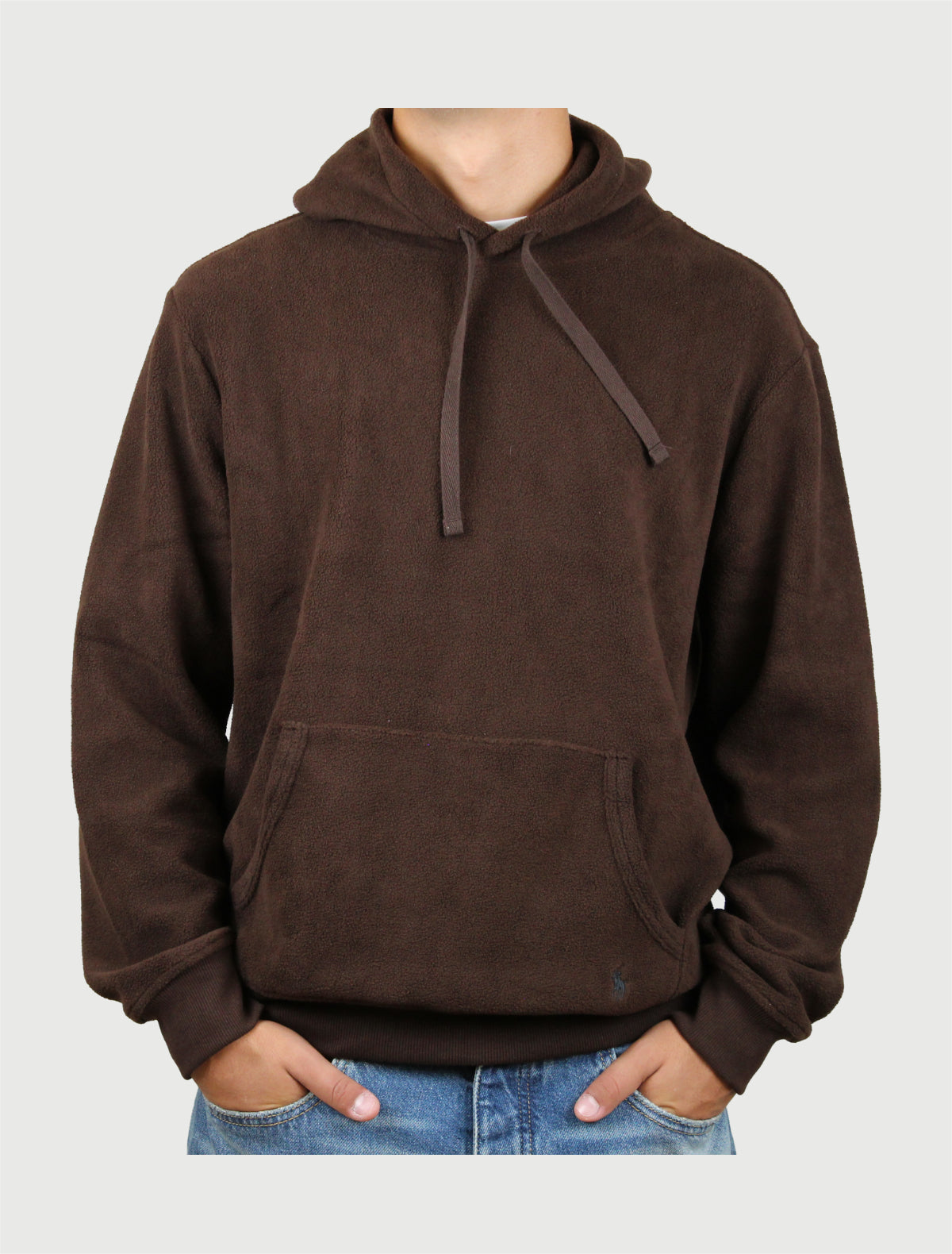 POLO RALPH LAUREN - Felpa con cappuccio Marrone-4