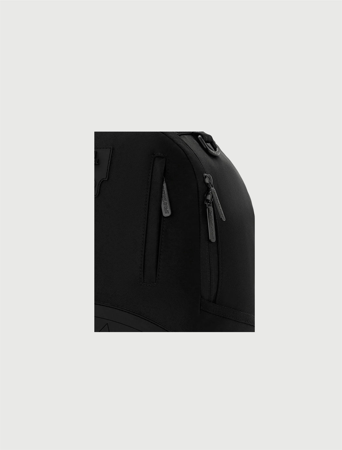 SPRAYGROUND - 910B9635NSZ  SHARK CENTRAL BLACKED OUT EMBOSSED-5