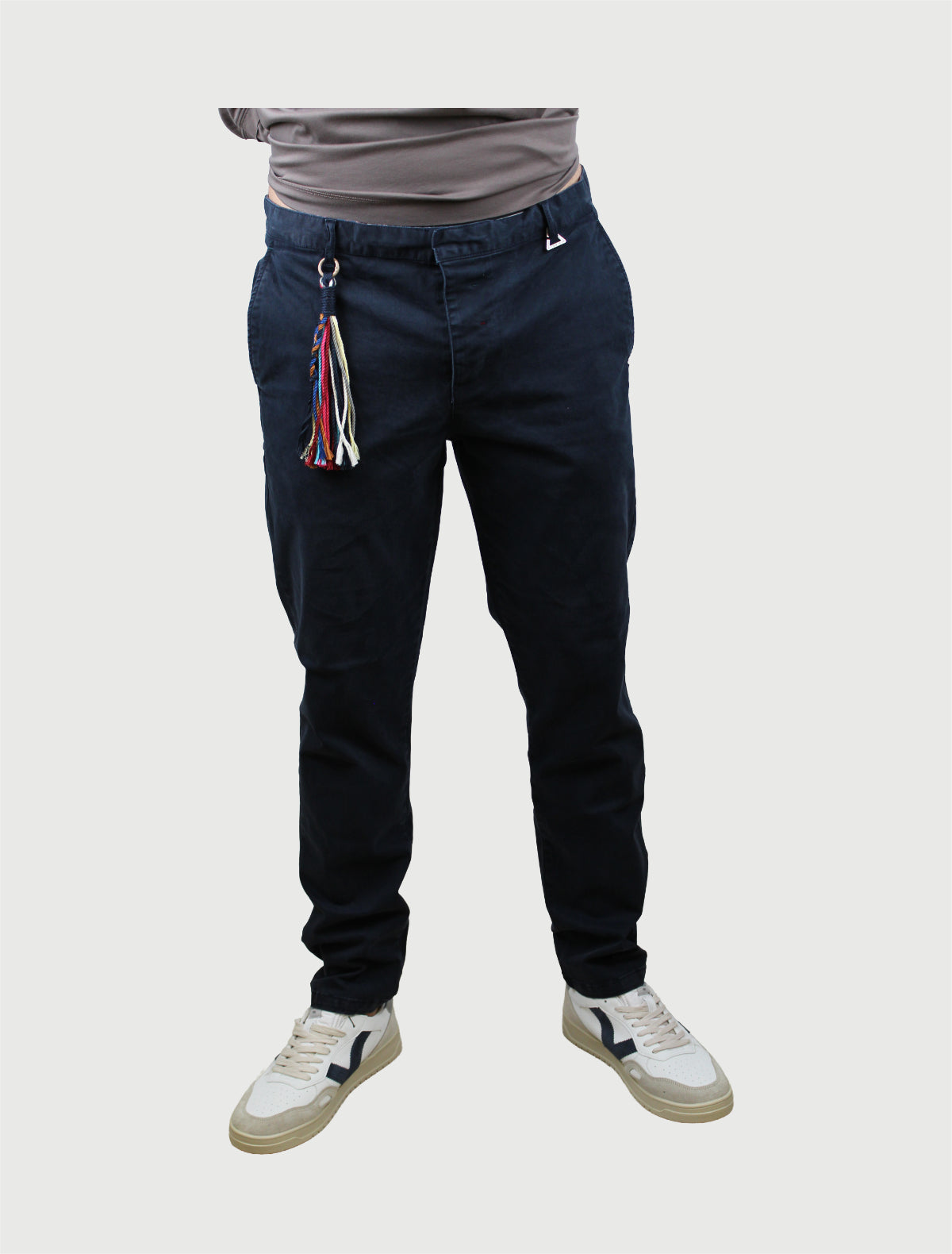 BERNA - PANTALONE SLIM GABARDINA-5