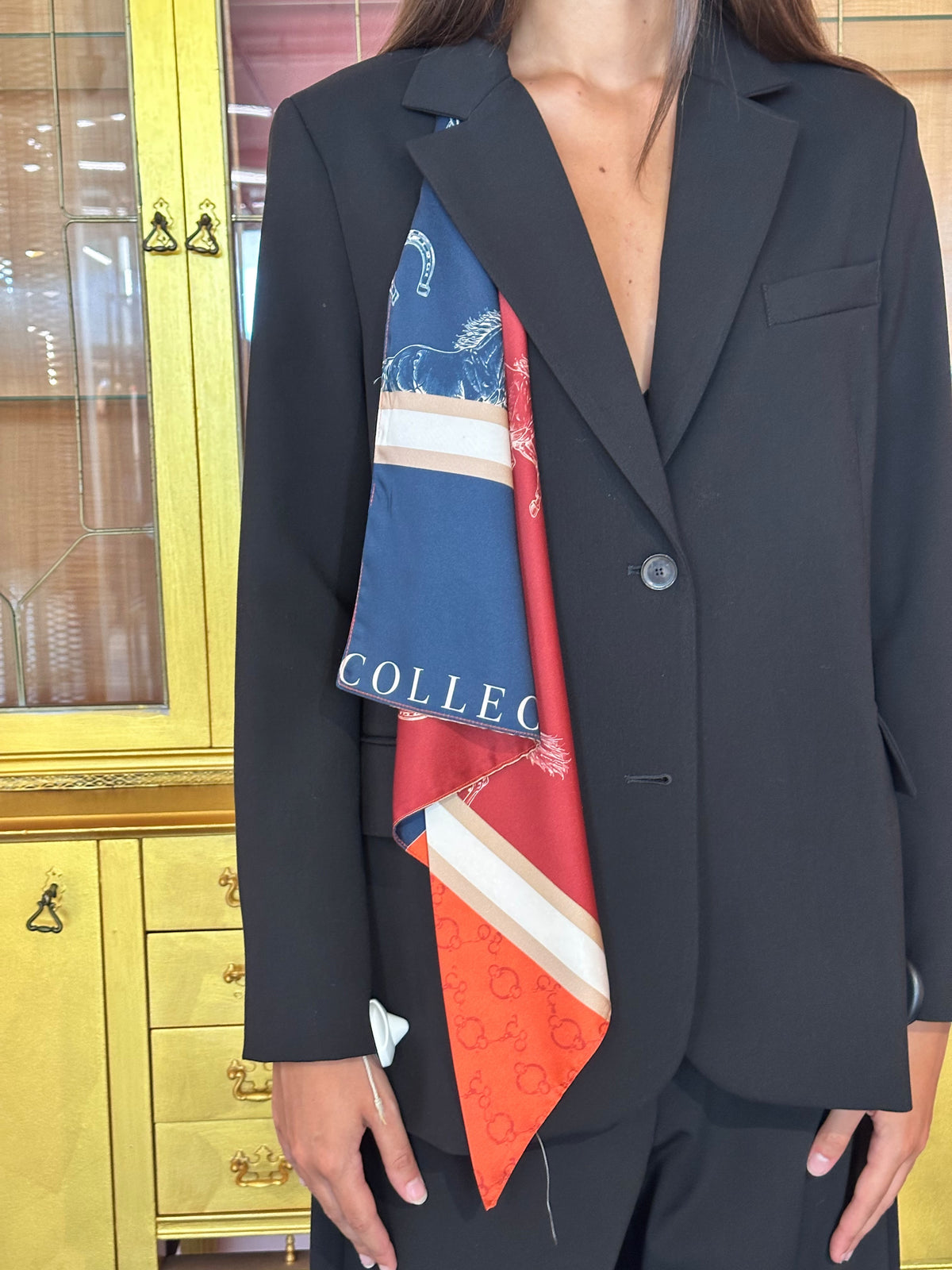 Tensione In - Giacca Foulard Nera-3