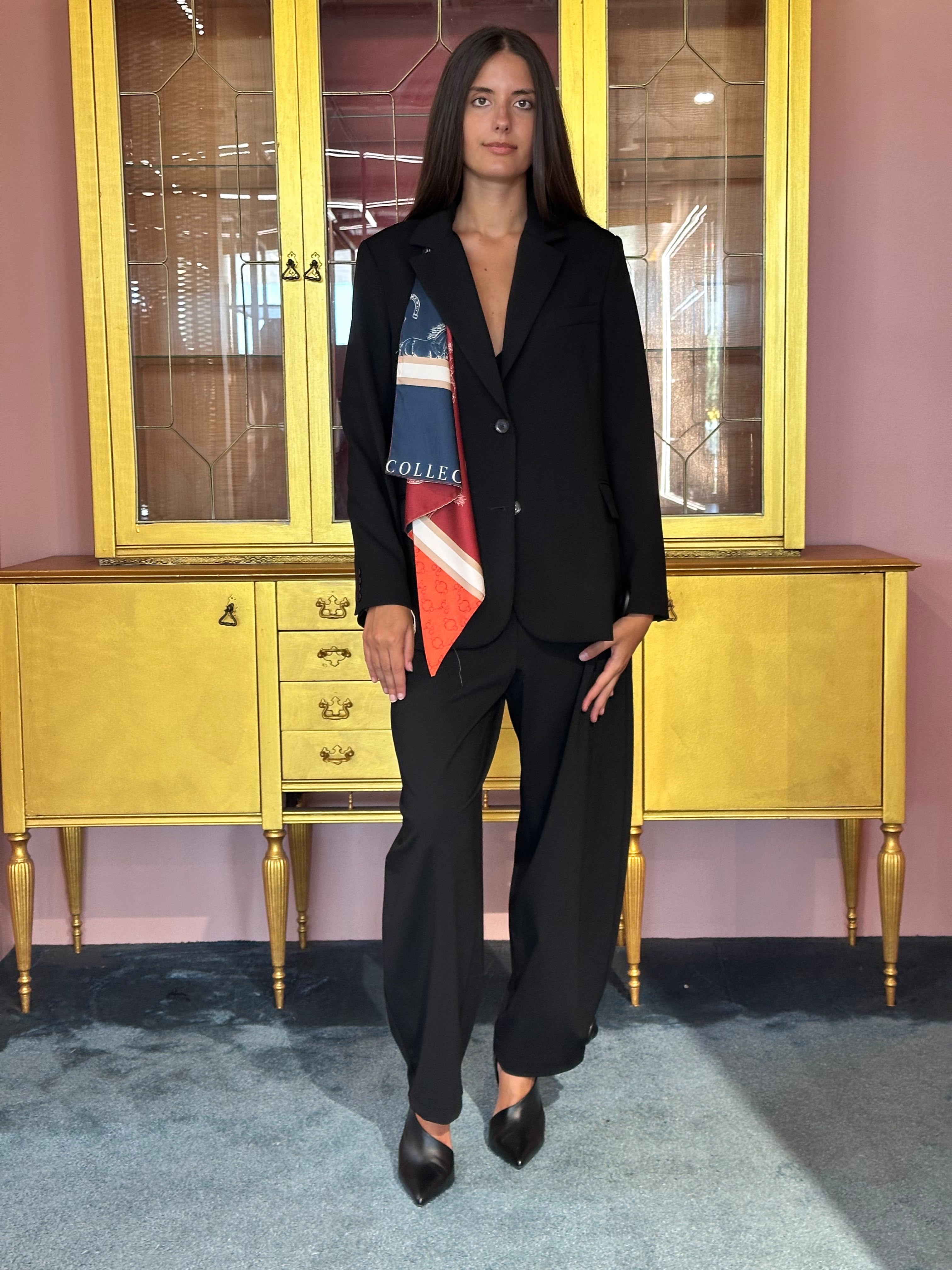Tensione In - Giacca Foulard Nera