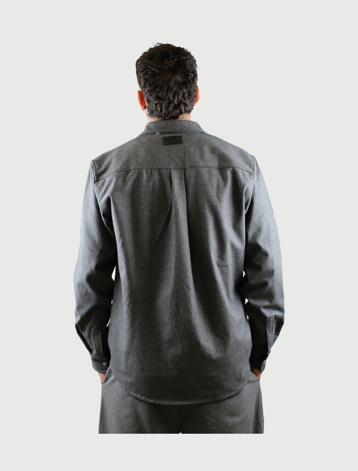 BERNA - OVERSHIRT JACKET WINTER ANTRACITE-2