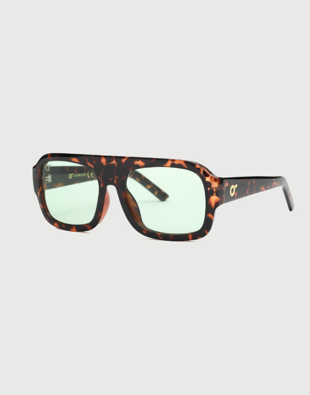 Occhiali OS SUNGLASSES - Modello Roma - Tartarugato Verde-2