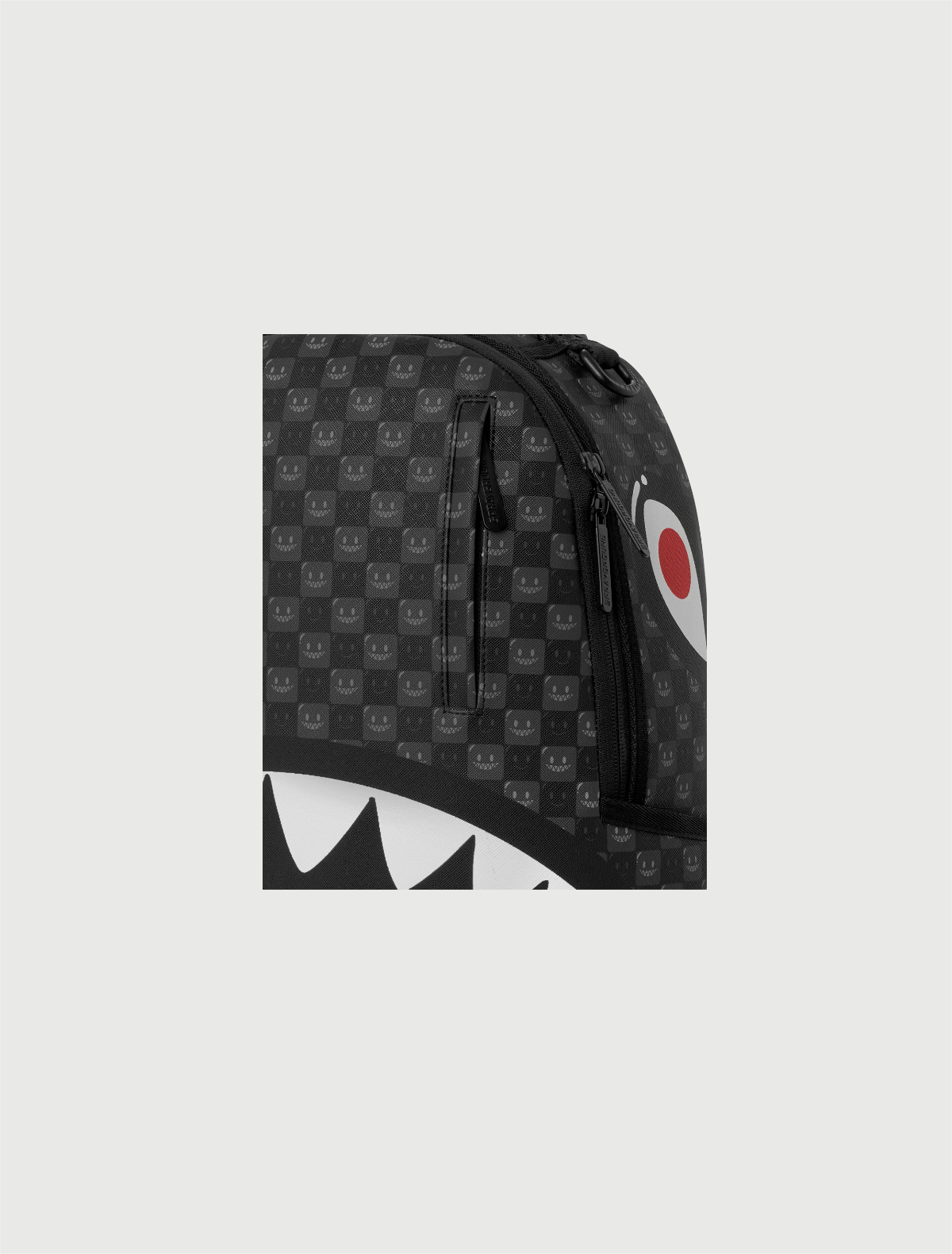 SPRAYGROUND - 910B8633NSZ SHARKS IN PARIS WTF BUBBLY BLACK CHECK BACKPACK-6