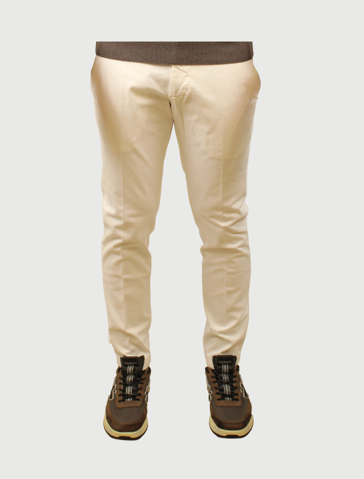 ENTRE AMIS - PANTALONE AMERICA SLIM CORTO-4