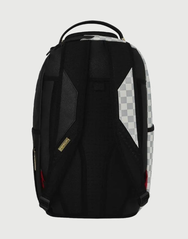 Sprayground Zaino Cream Check Side Drip-4