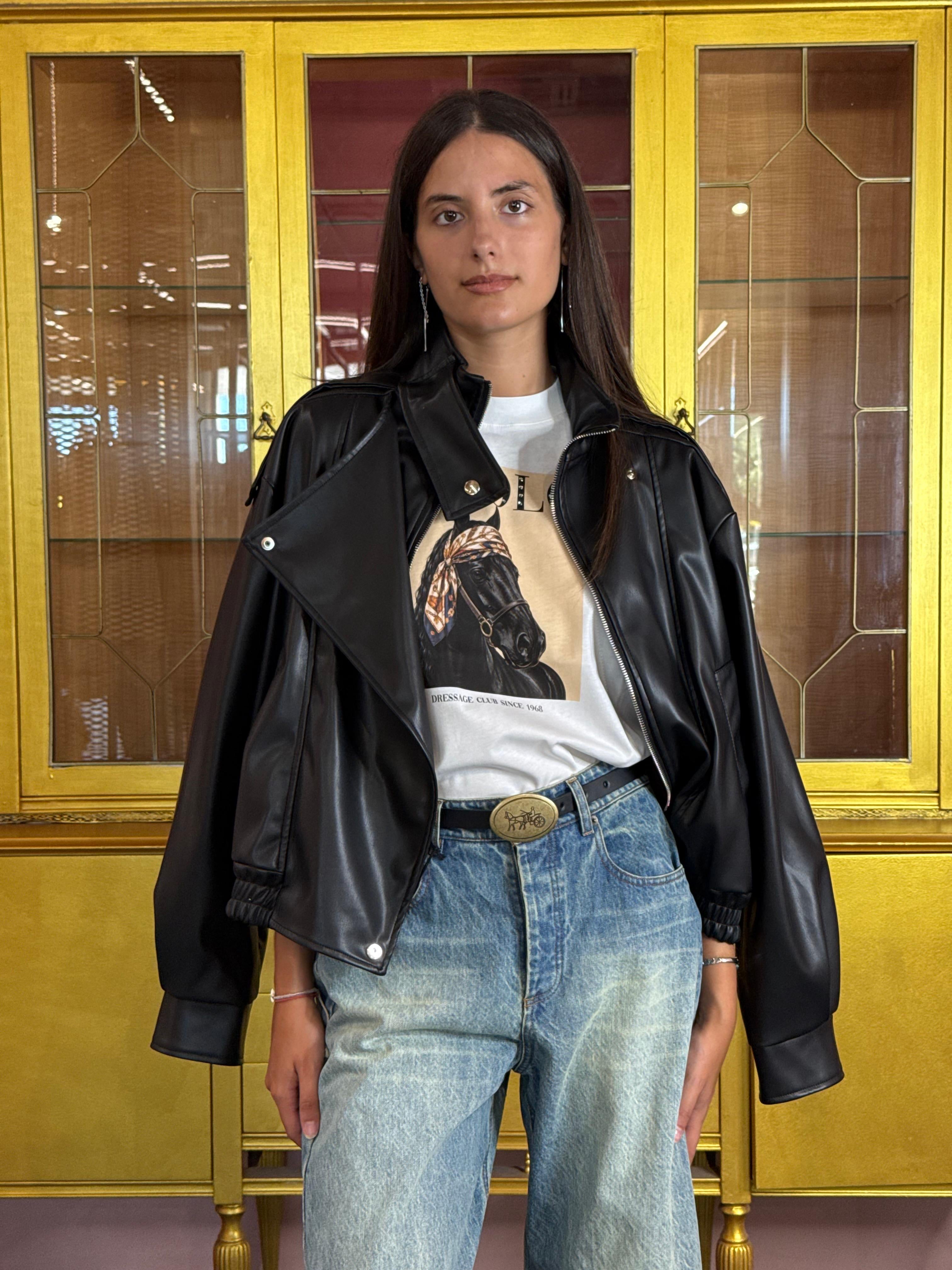 Vicolo - Giacca Bomber Nero-2