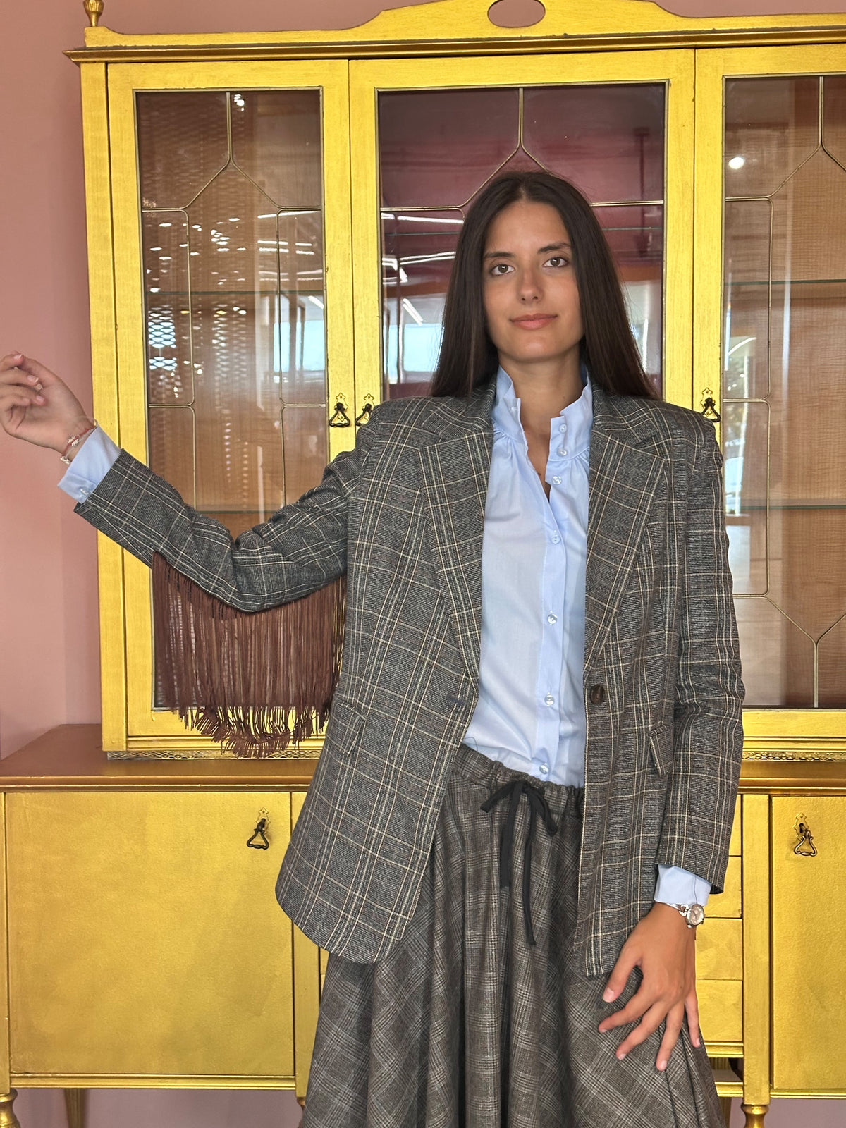 Tensione In - Giacca Grigio/Moro