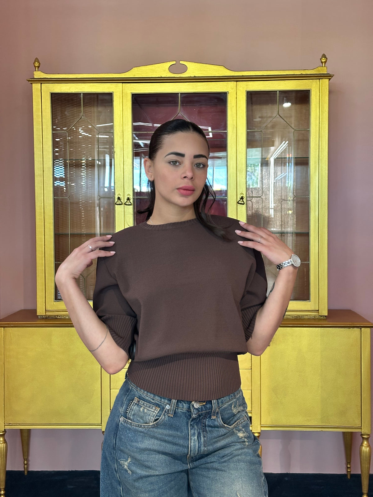 VICOLO - Top in maglia - Più Colori - Taglia Unica-6