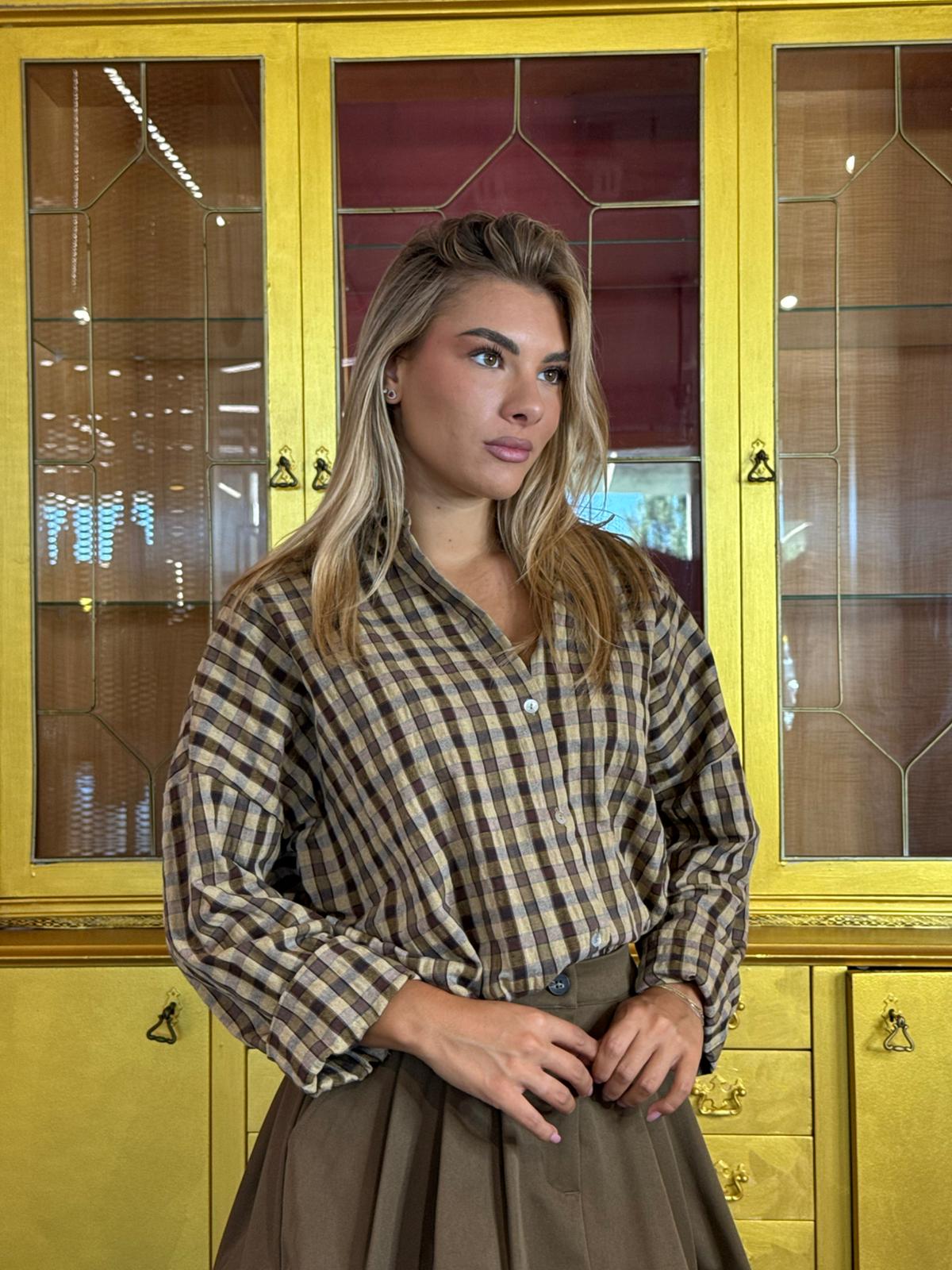 HaveOne - Camicia Quadri Moro-3