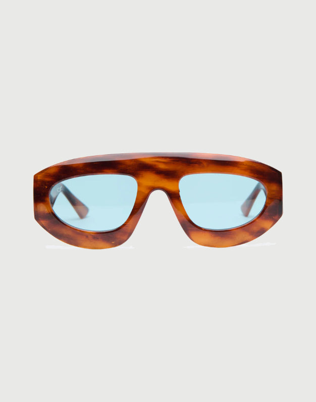 Occhiali OS SUNGLASSES - Modello Osaka - Havana Blu-1
