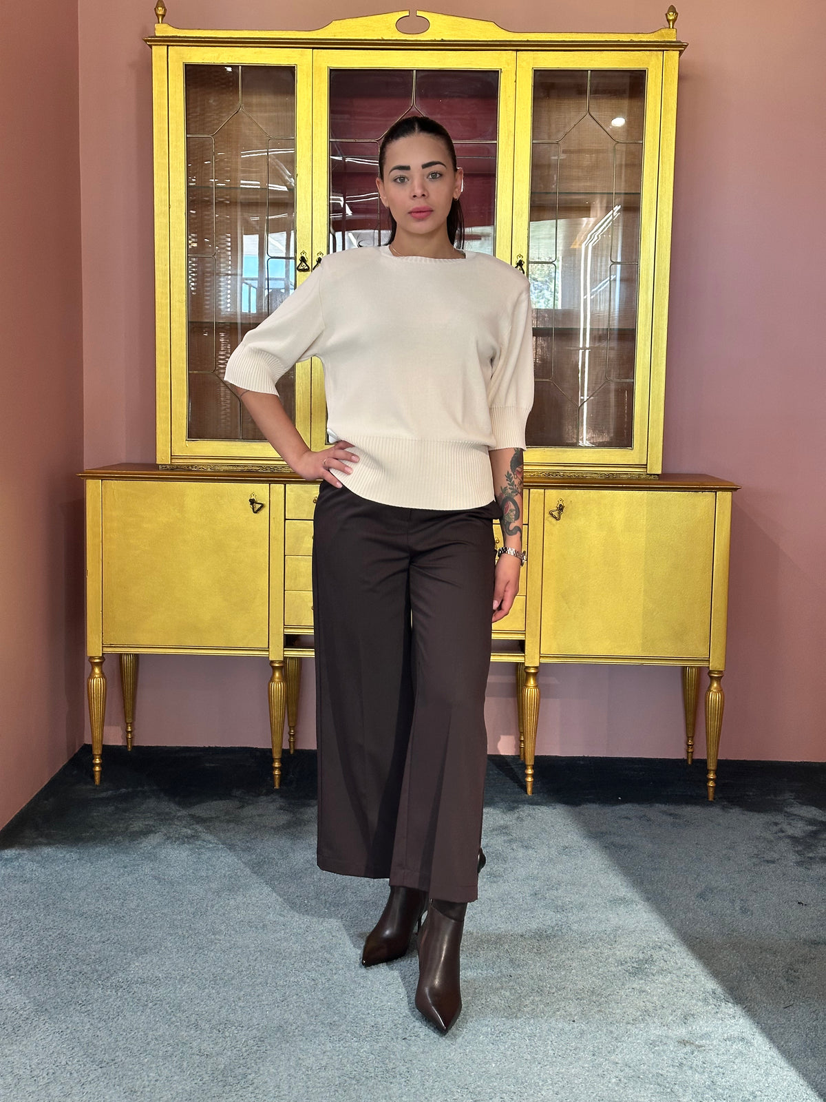 VICOLO - Top in maglia - Più Colori - Taglia Unica
