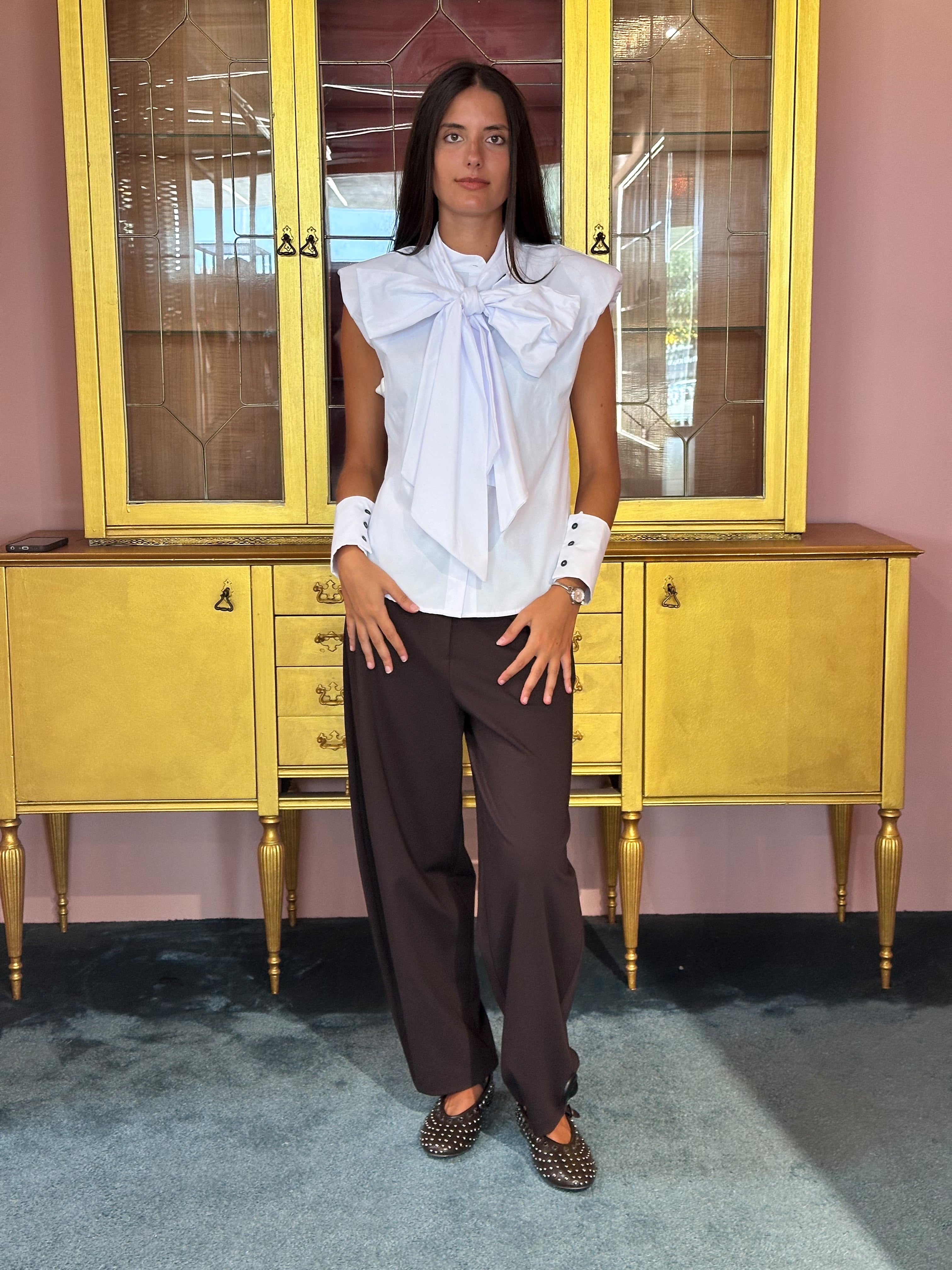 Tensione In - Camicia Bianca Polsini-3
