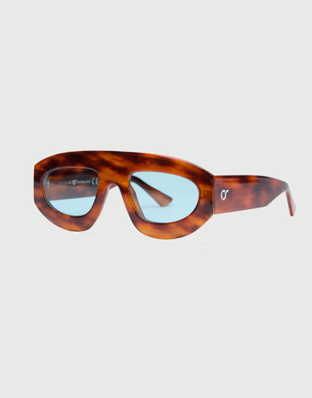 Occhiali OS SUNGLASSES - Modello Osaka - Havana Blu-2