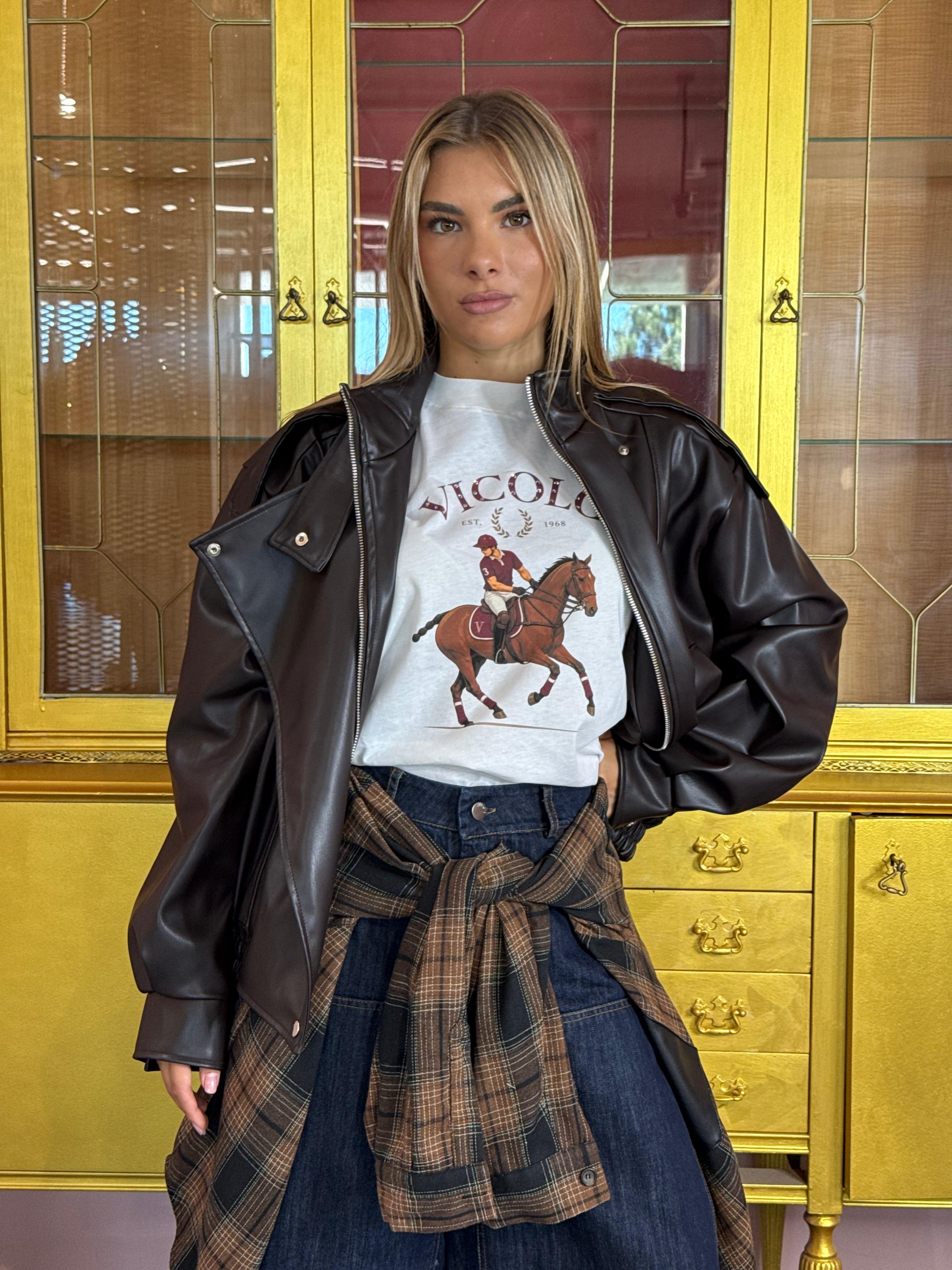 Vicolo - Giacca Bomber Moro-1