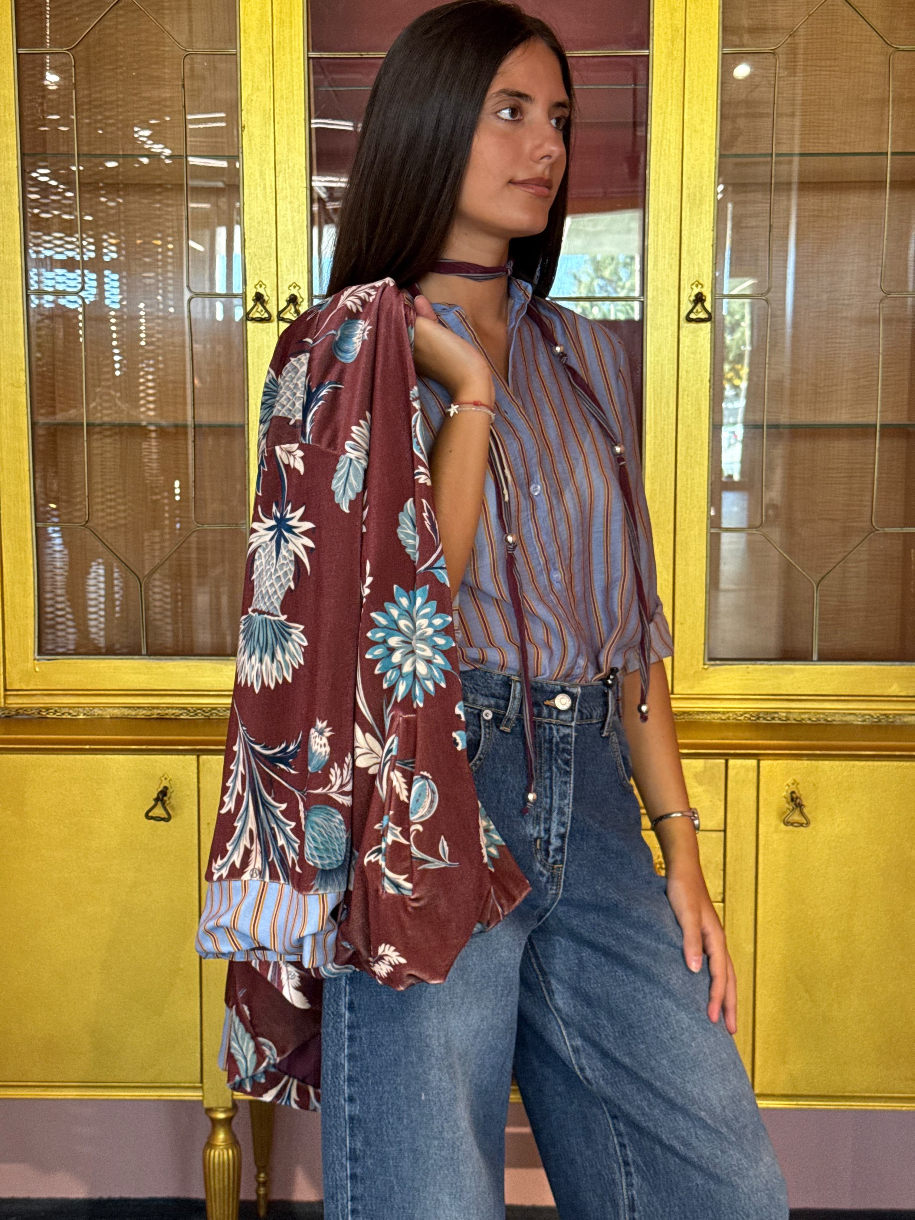 HaveOne - Nomad - Camicia Collana Riga 5 Celeste-3