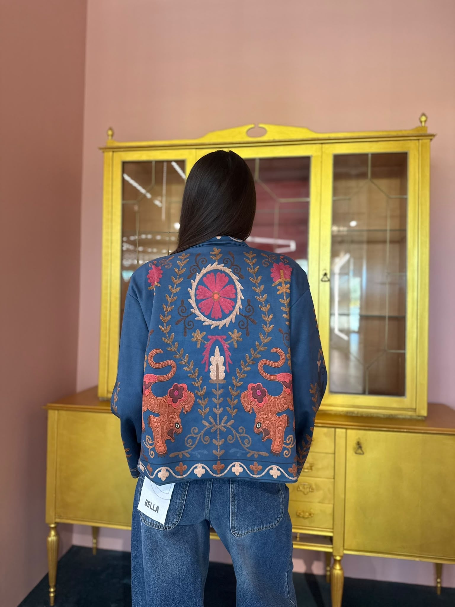 HaveOne - Nomad - Bomber Ricamo Polso Rigato Drago-4