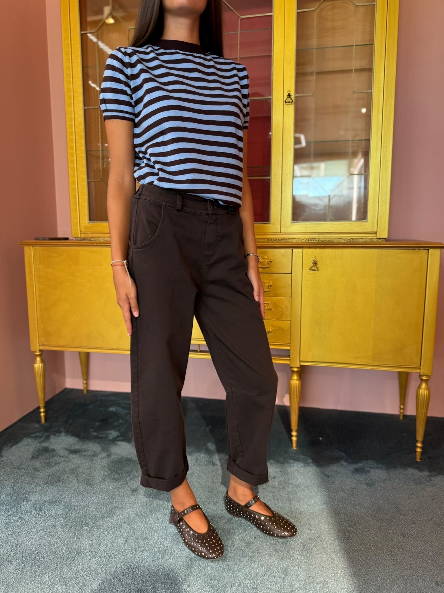 Tensione In - Pantalone Ovetto Moro