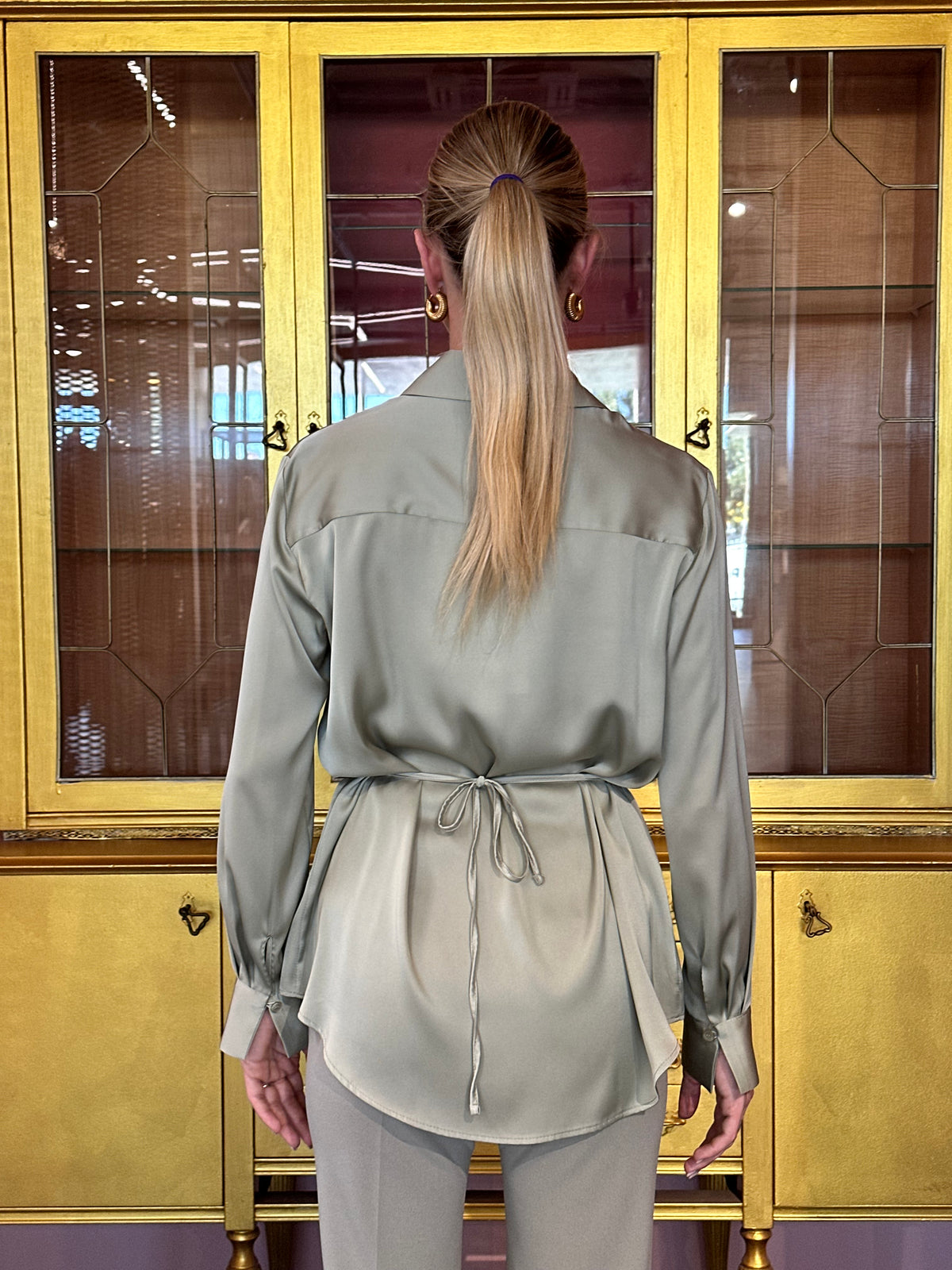 Imperial - Camicia Raso Salvia-4