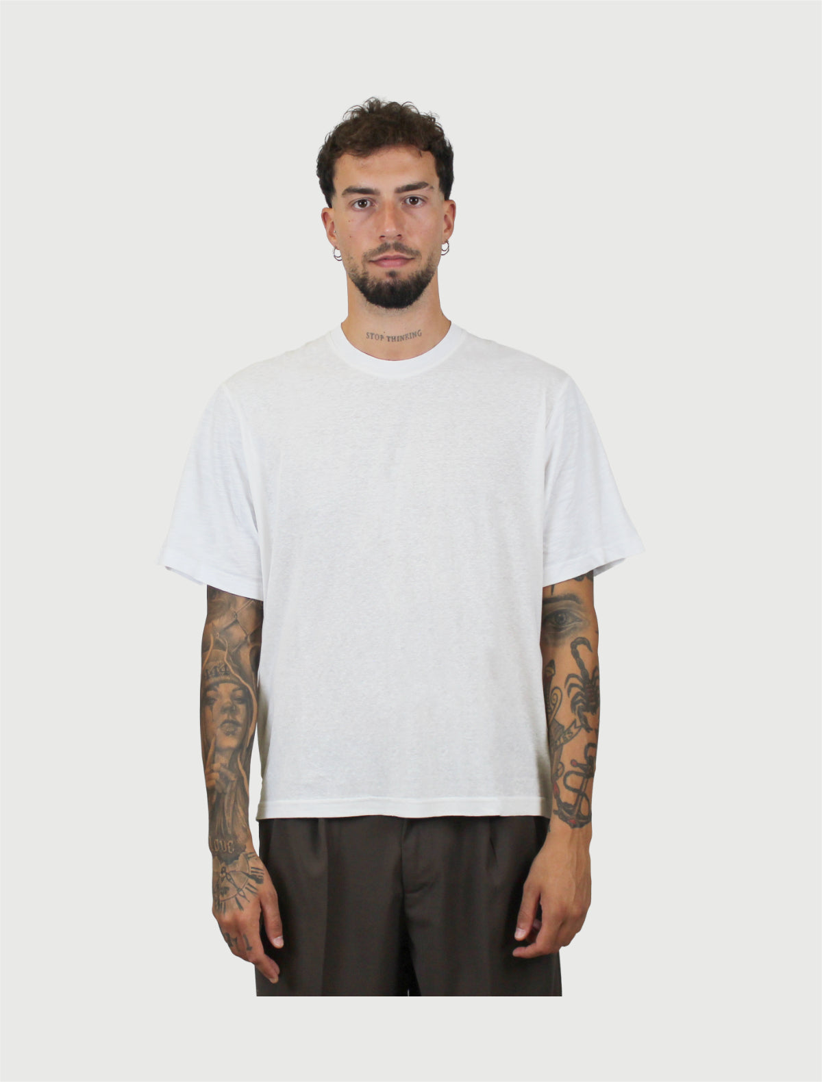 BERNA - T-Shirt Bitessuto Naturale