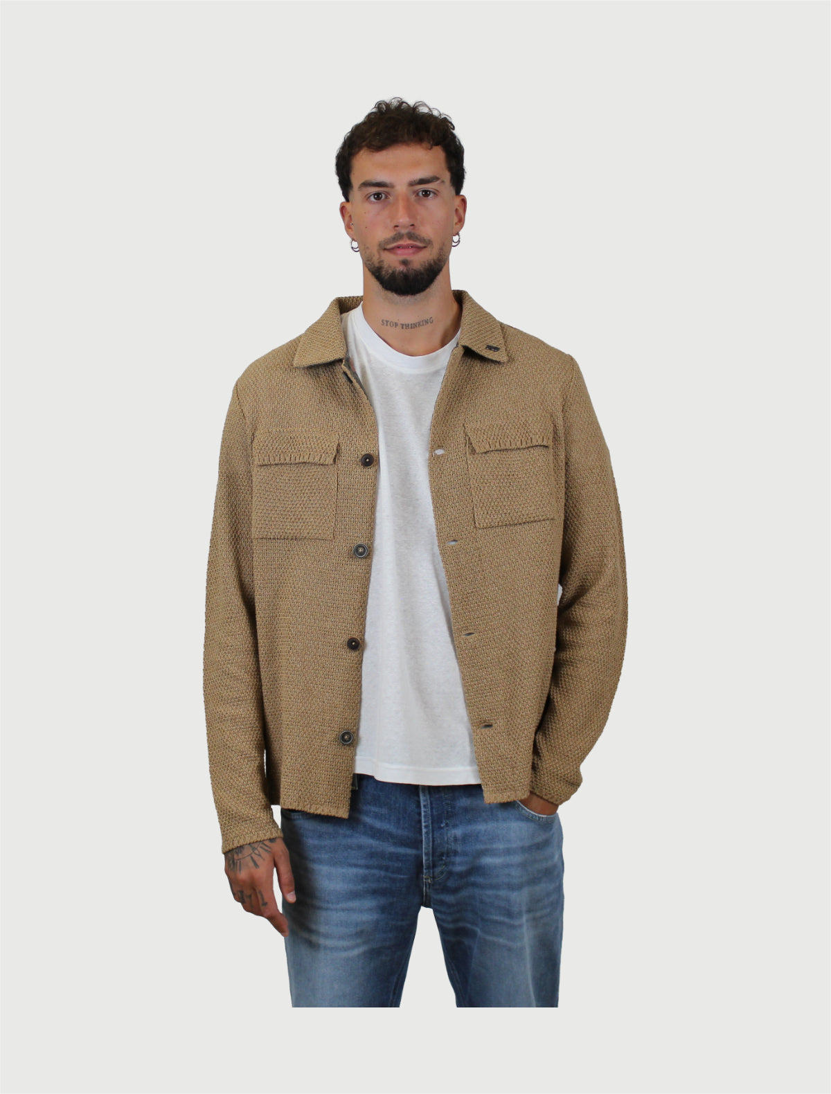 BOB - Giacca Jean color Beige
