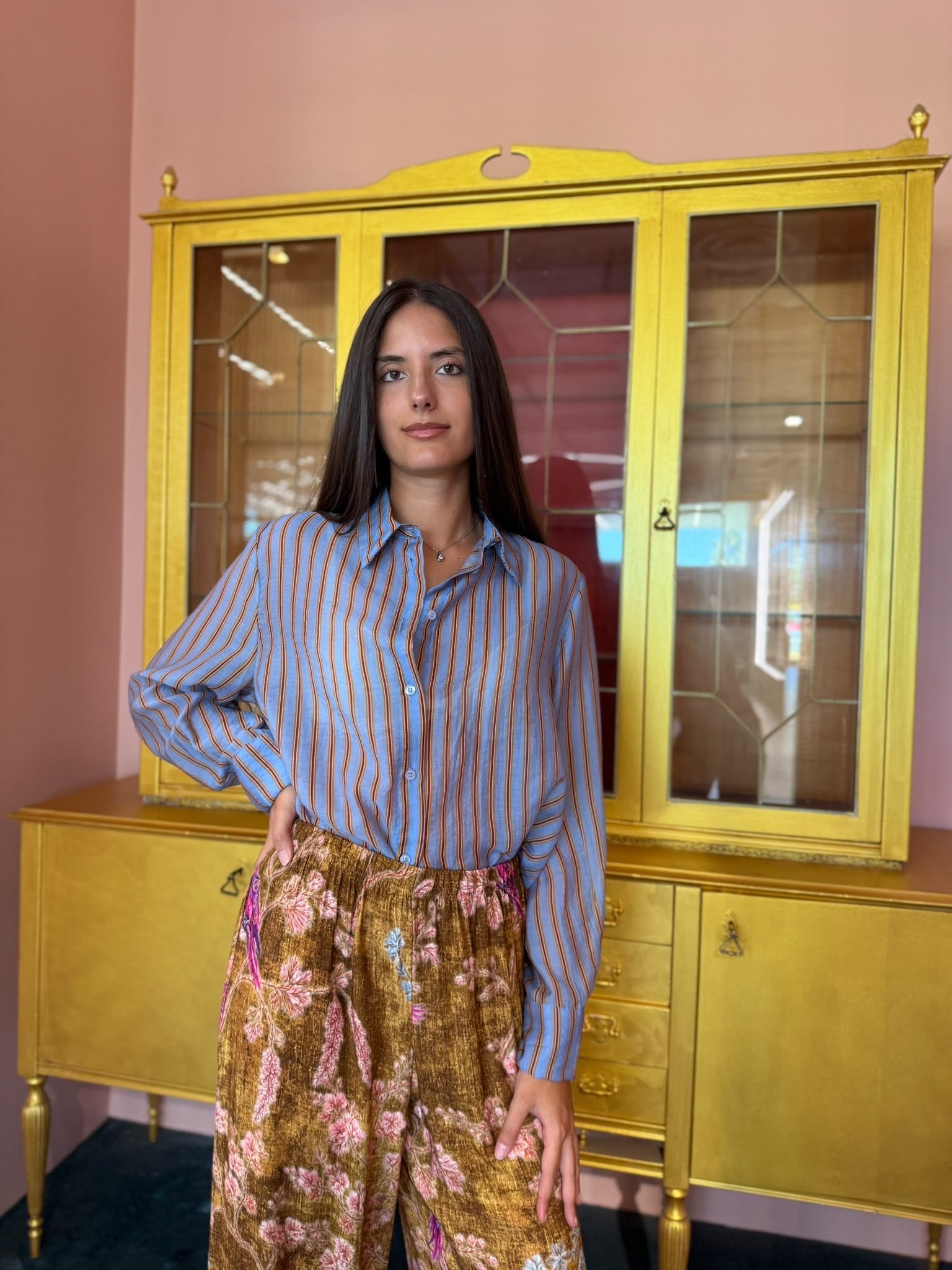 HaveOne - Nomad - Camicia Colletto Riga 5 Celeste-2