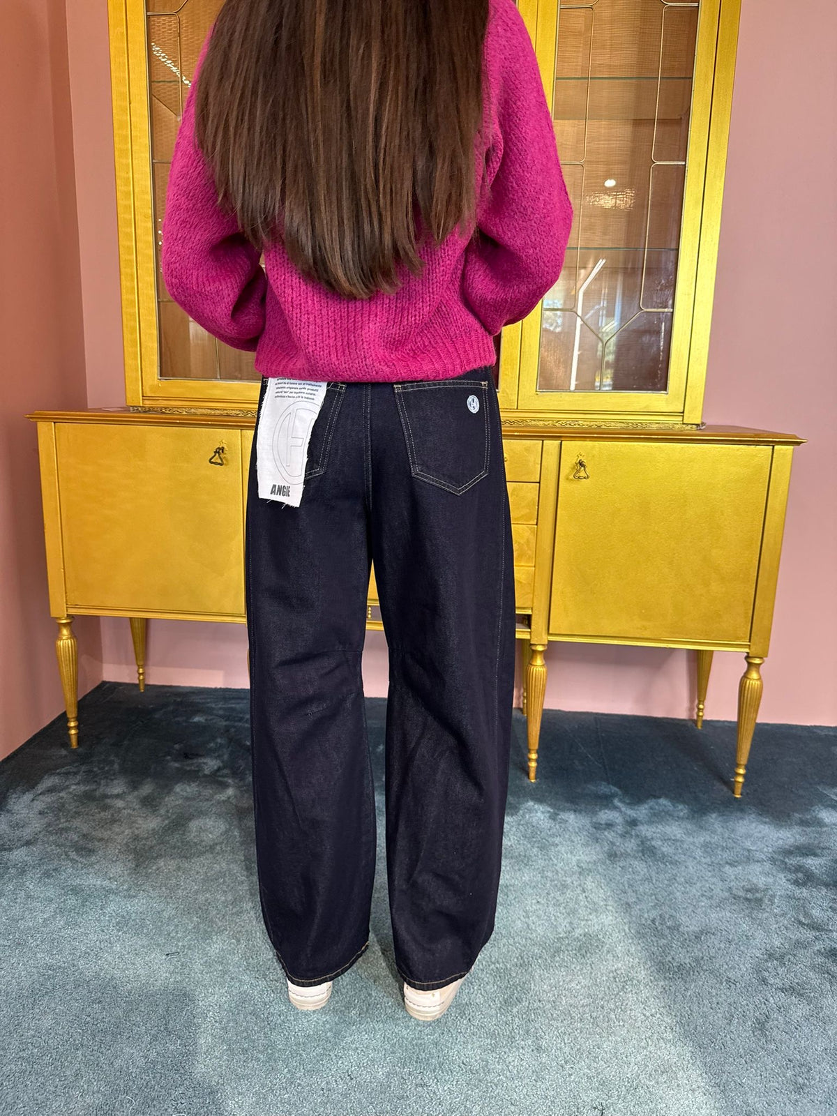 HaveOne - Pantalone Angie Denim Blu-2