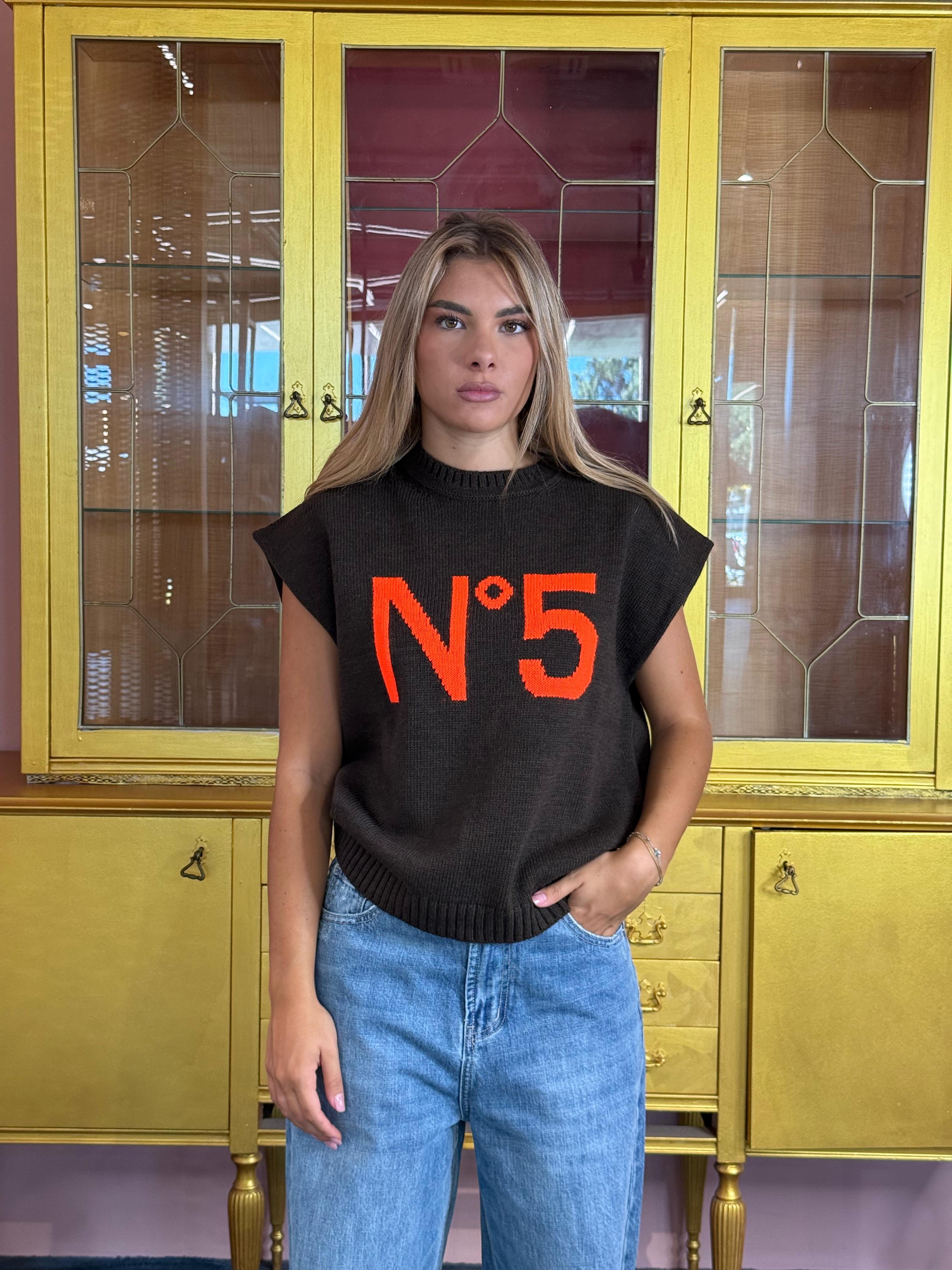 Tensione in - Gilet Moro Arancio Fluo-2