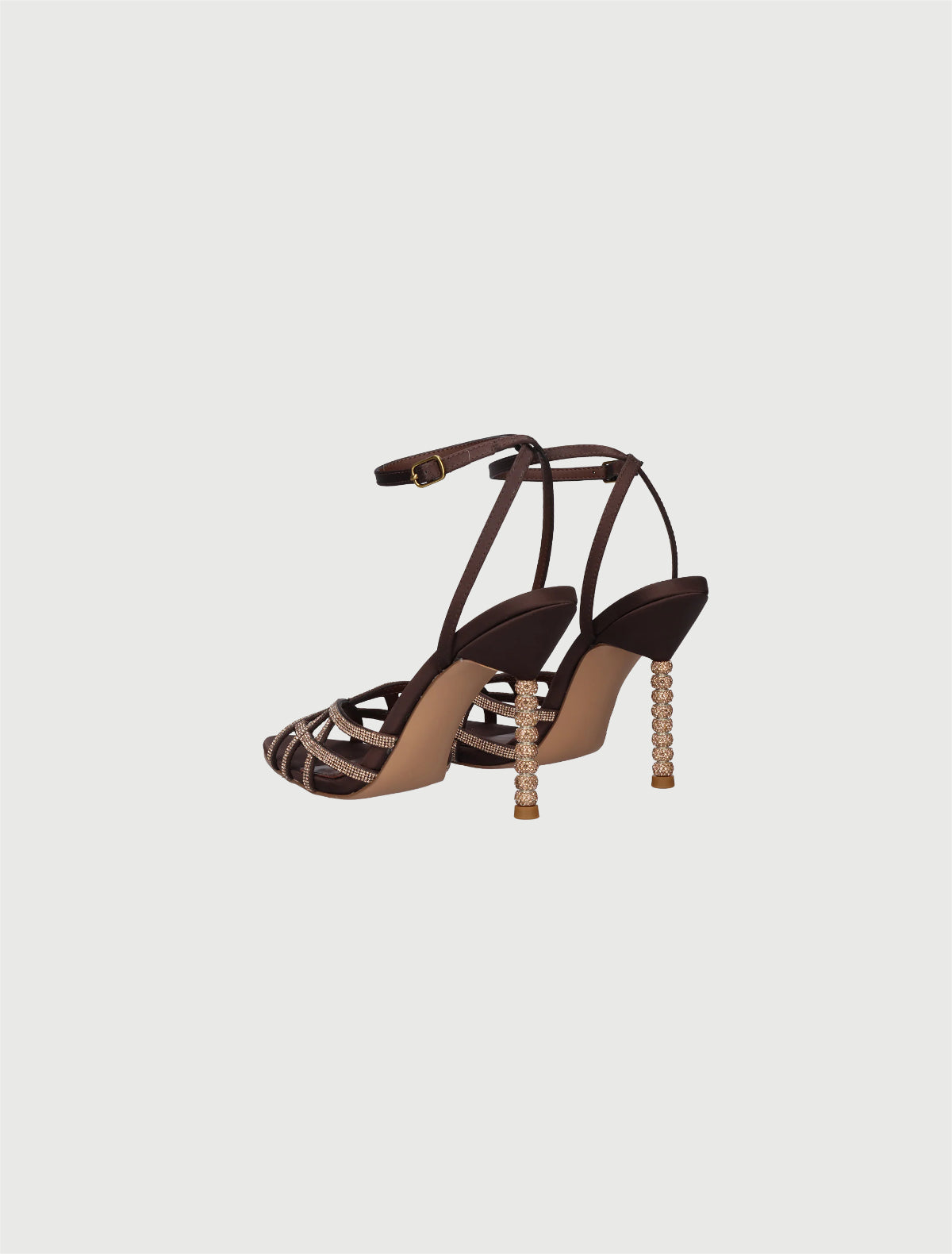 EXÉ Sandalo JOY-959 STRASS Brown-3