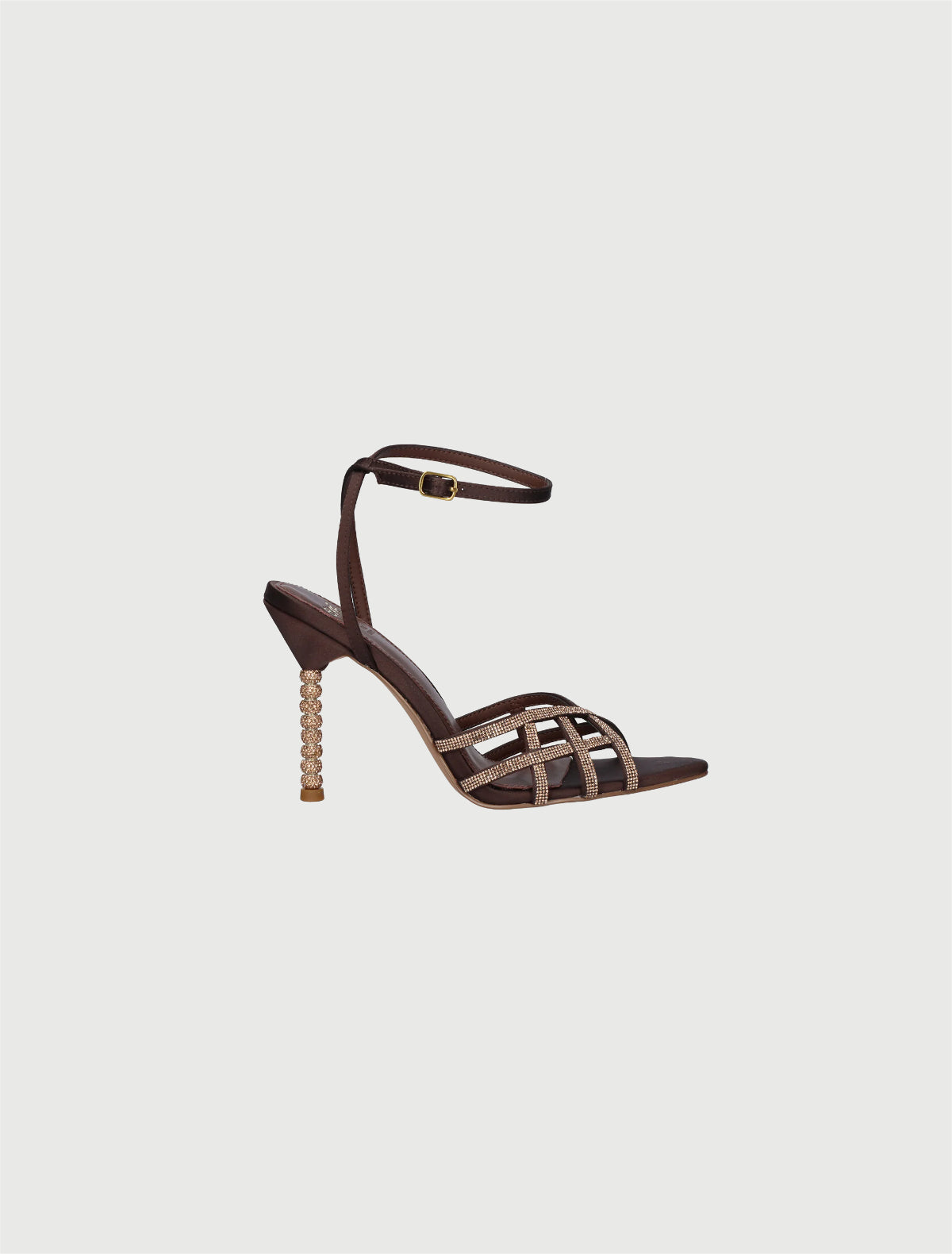 EXÉ Sandalo JOY-959 STRASS Brown-2