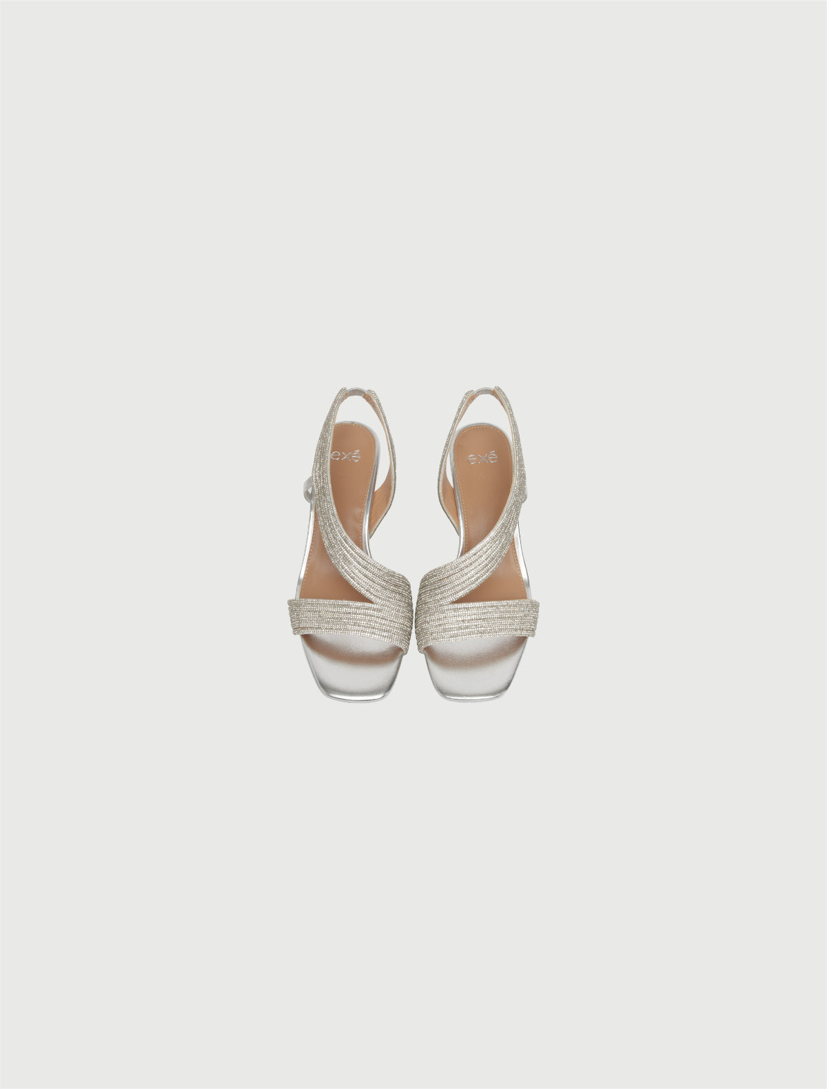 Exé Sandalo Anny Strass Silver-2