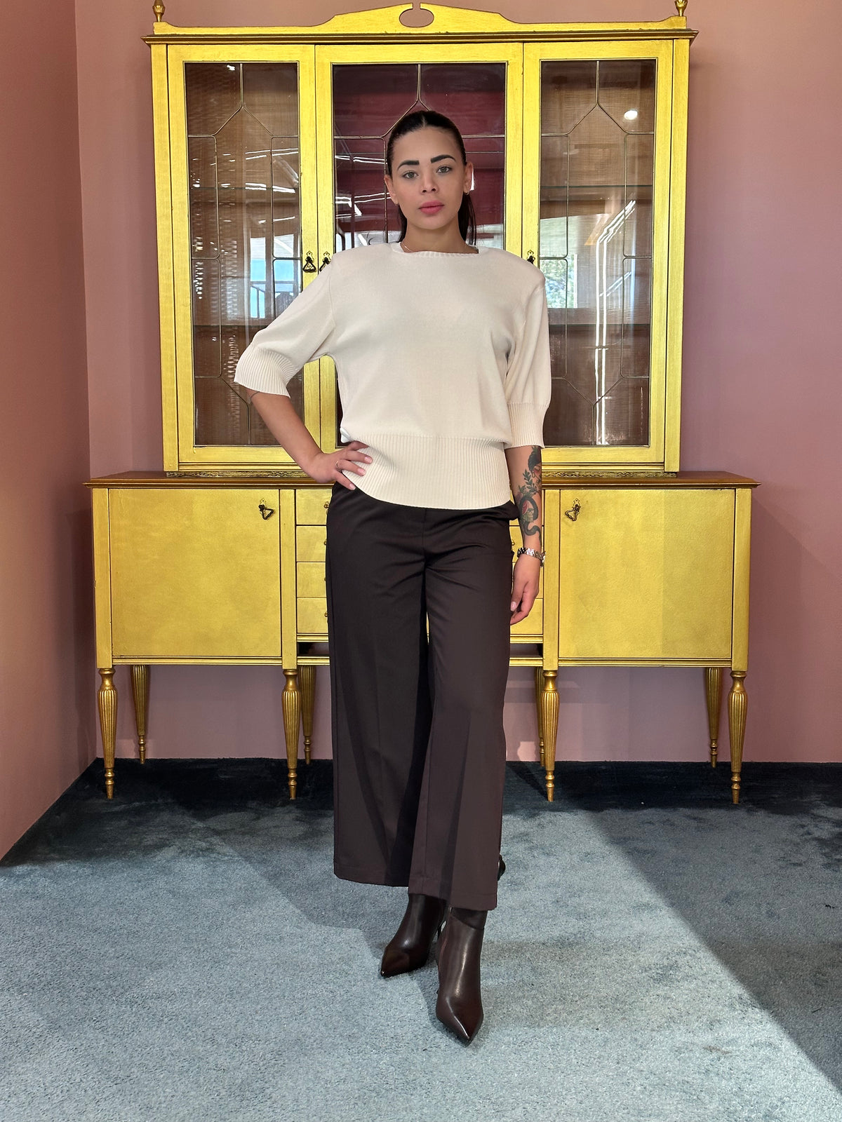 Imperial - Pantalone Caffè Elastico
